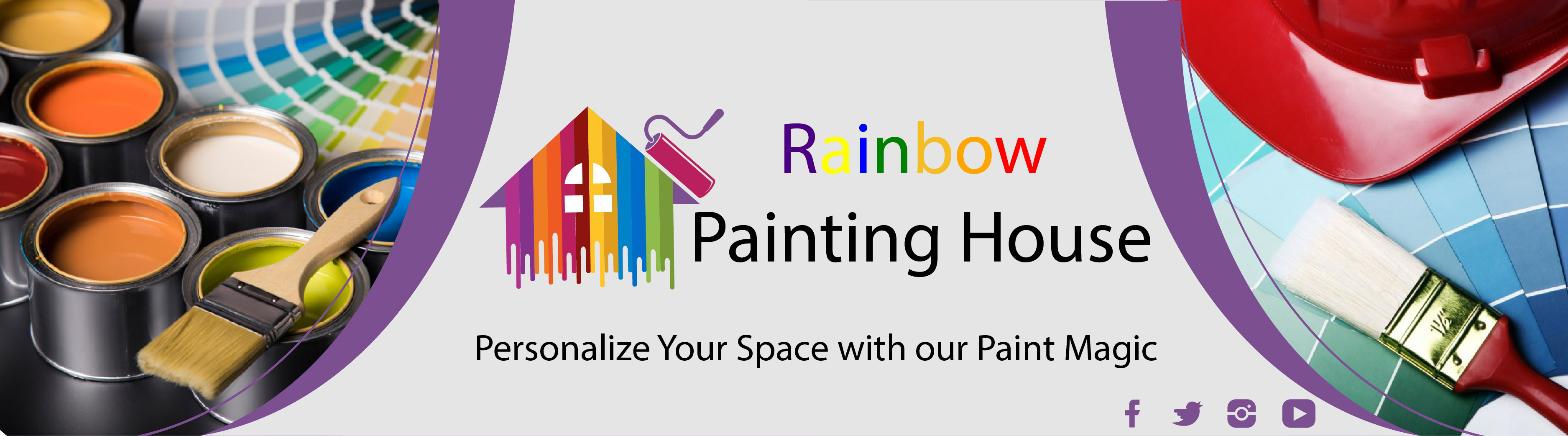 Rainbow Painting House