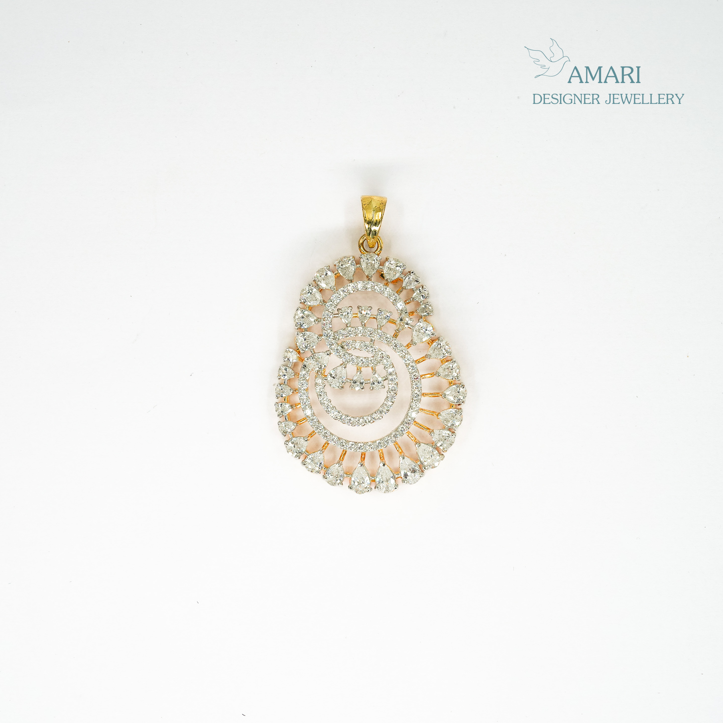 Beautiful S Type Design Pendent -