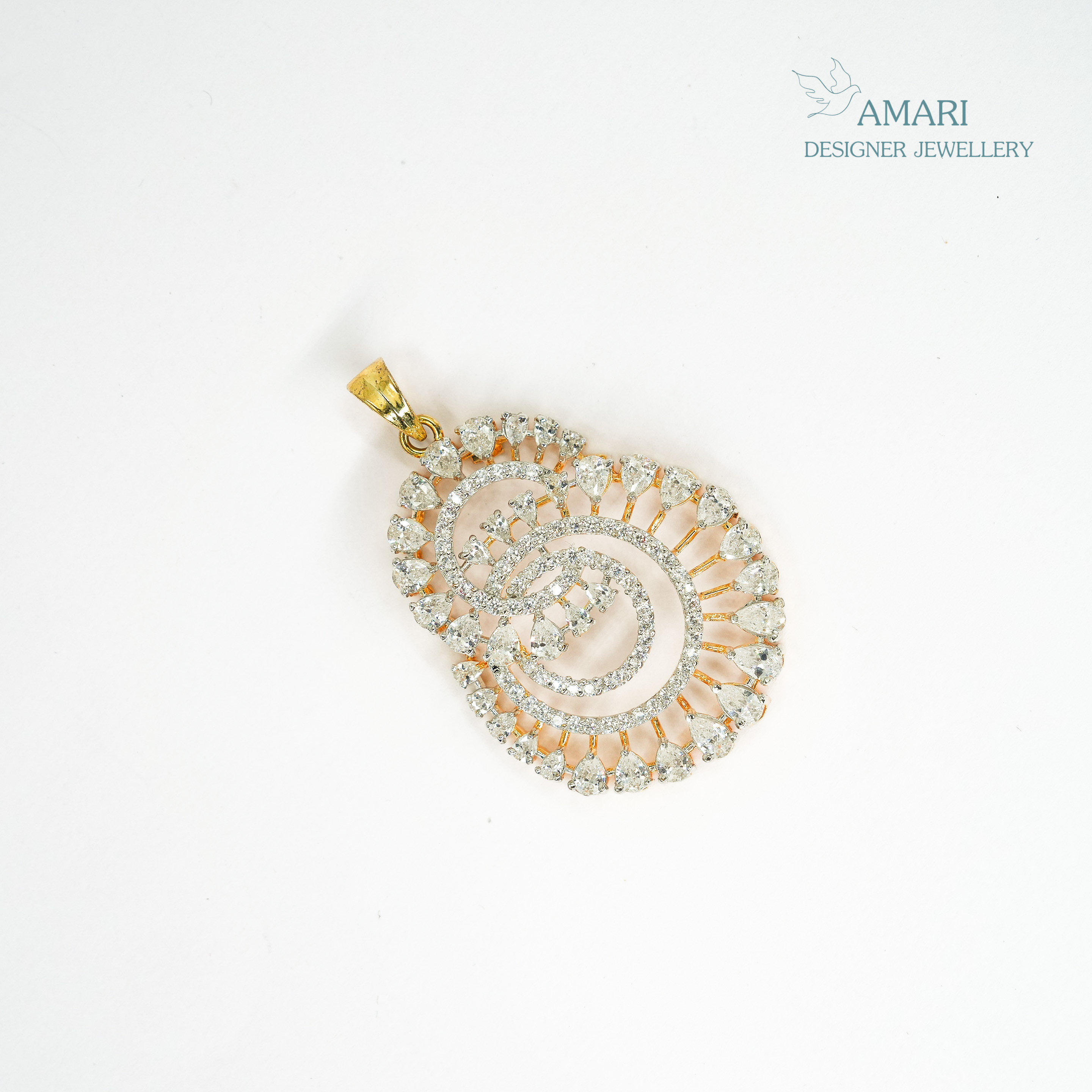 Beautiful S Type Design Pendent -