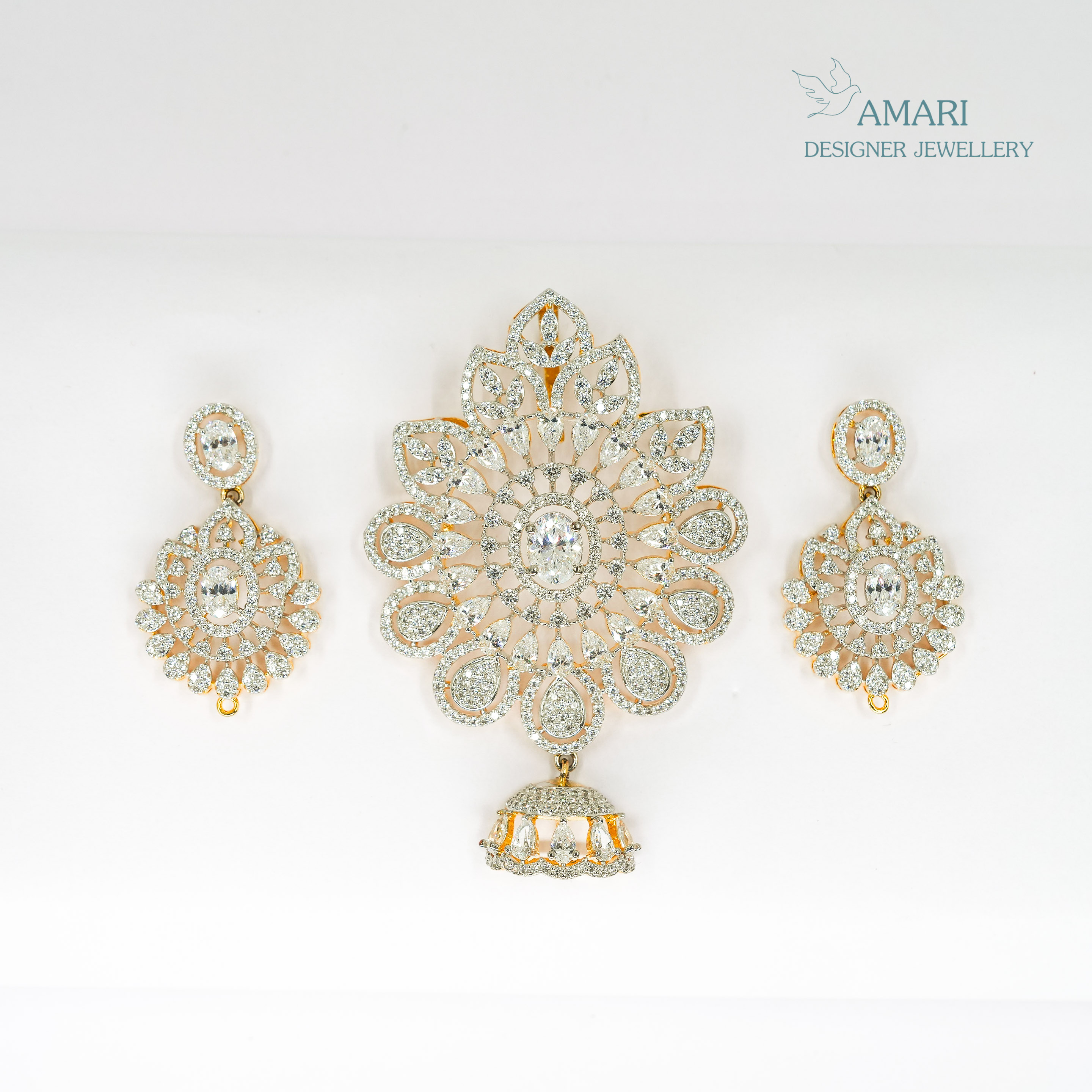 Beautiful Contemporary Pendant Set -