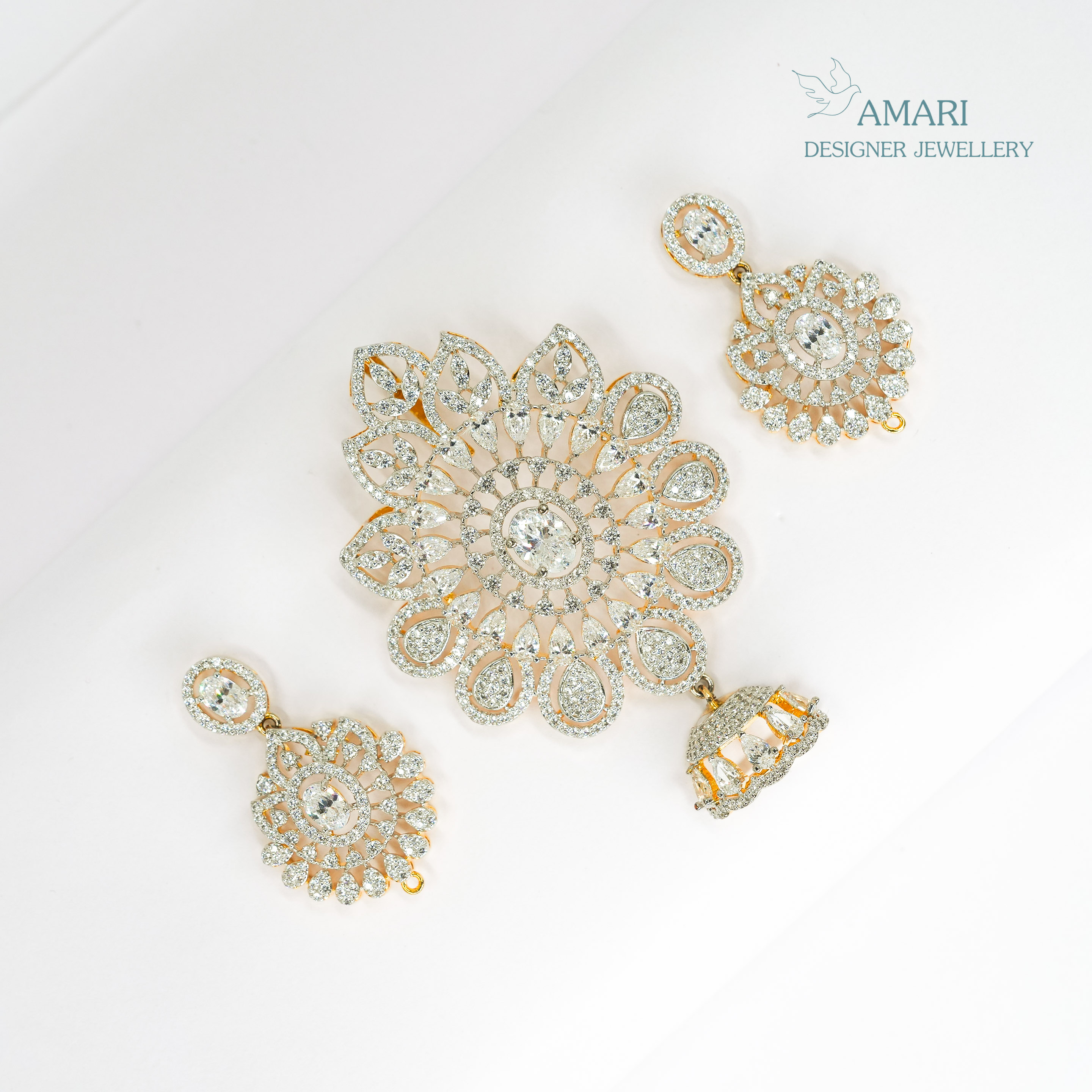 Beautiful Contemporary Pendant Set -