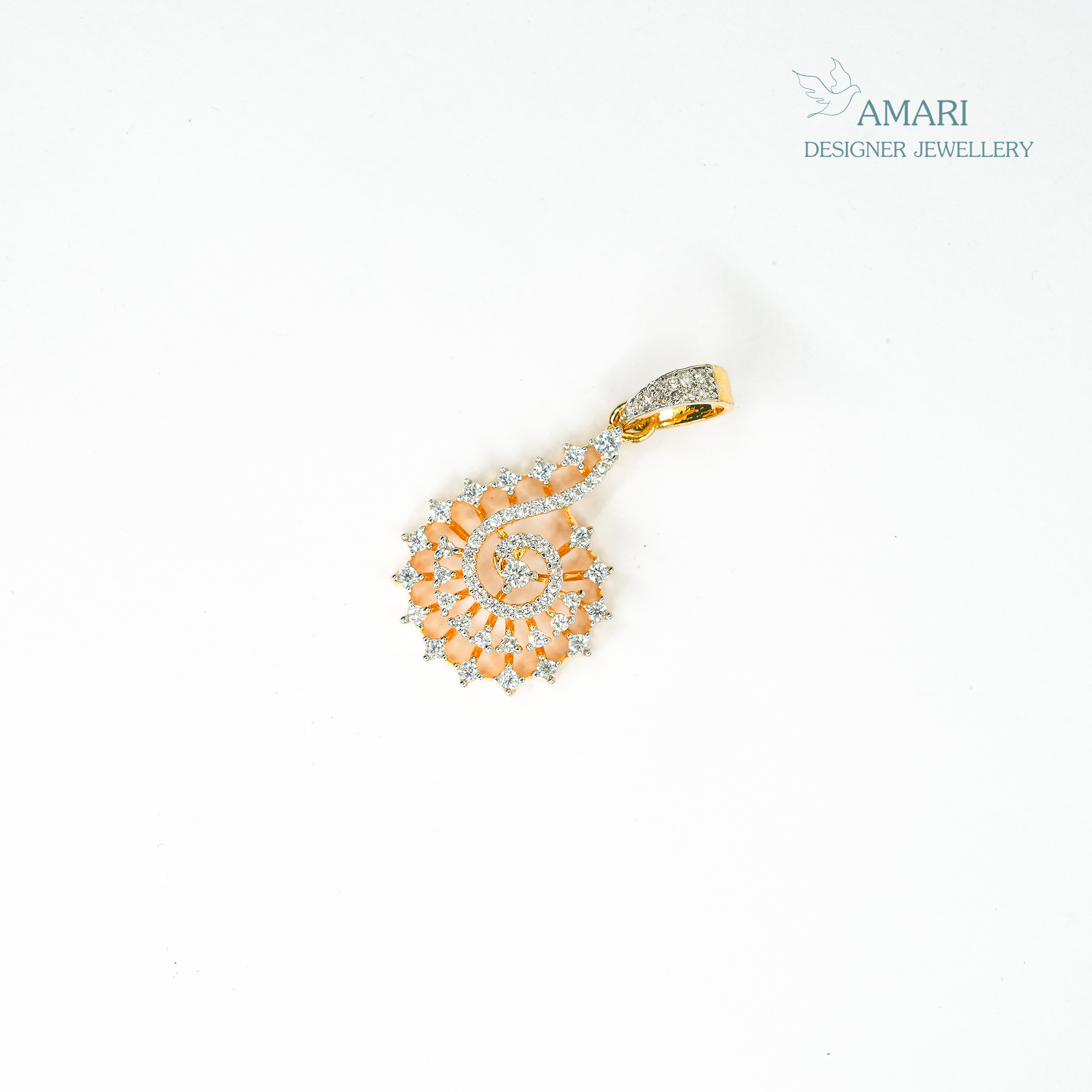 Fancy Patterned Pendant Set -