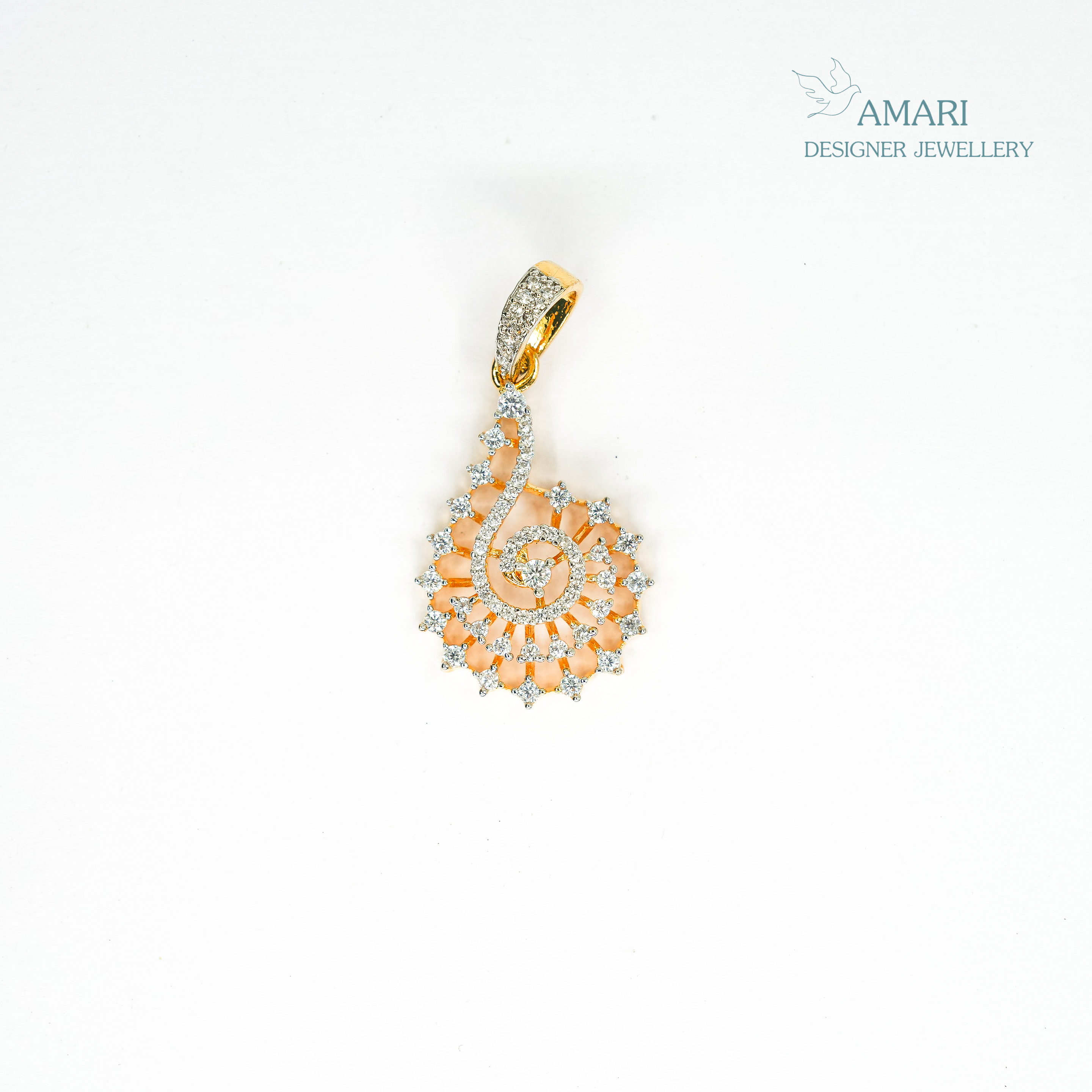 Fancy Patterned Pendant Set -