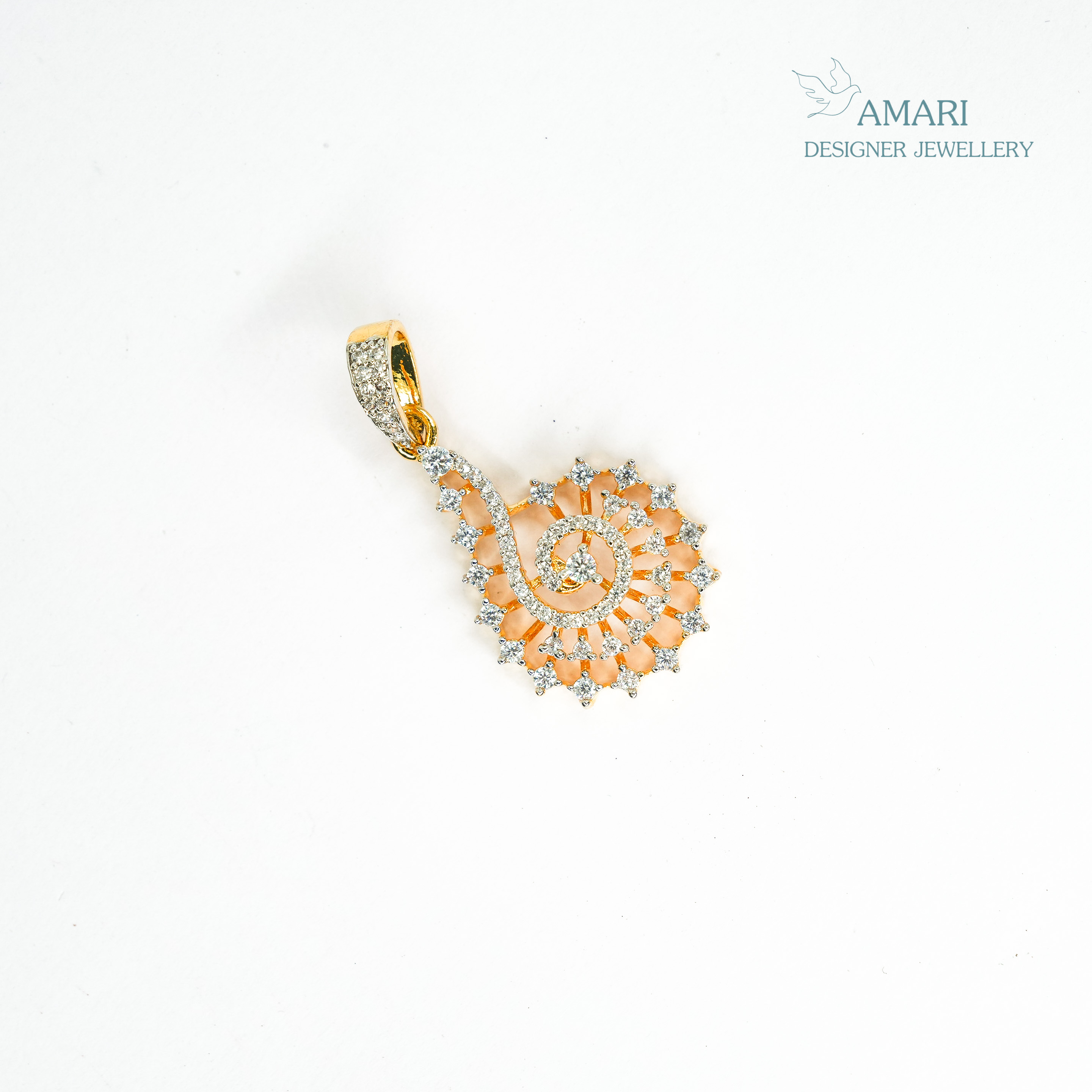 Fancy Patterned Pendant Set -