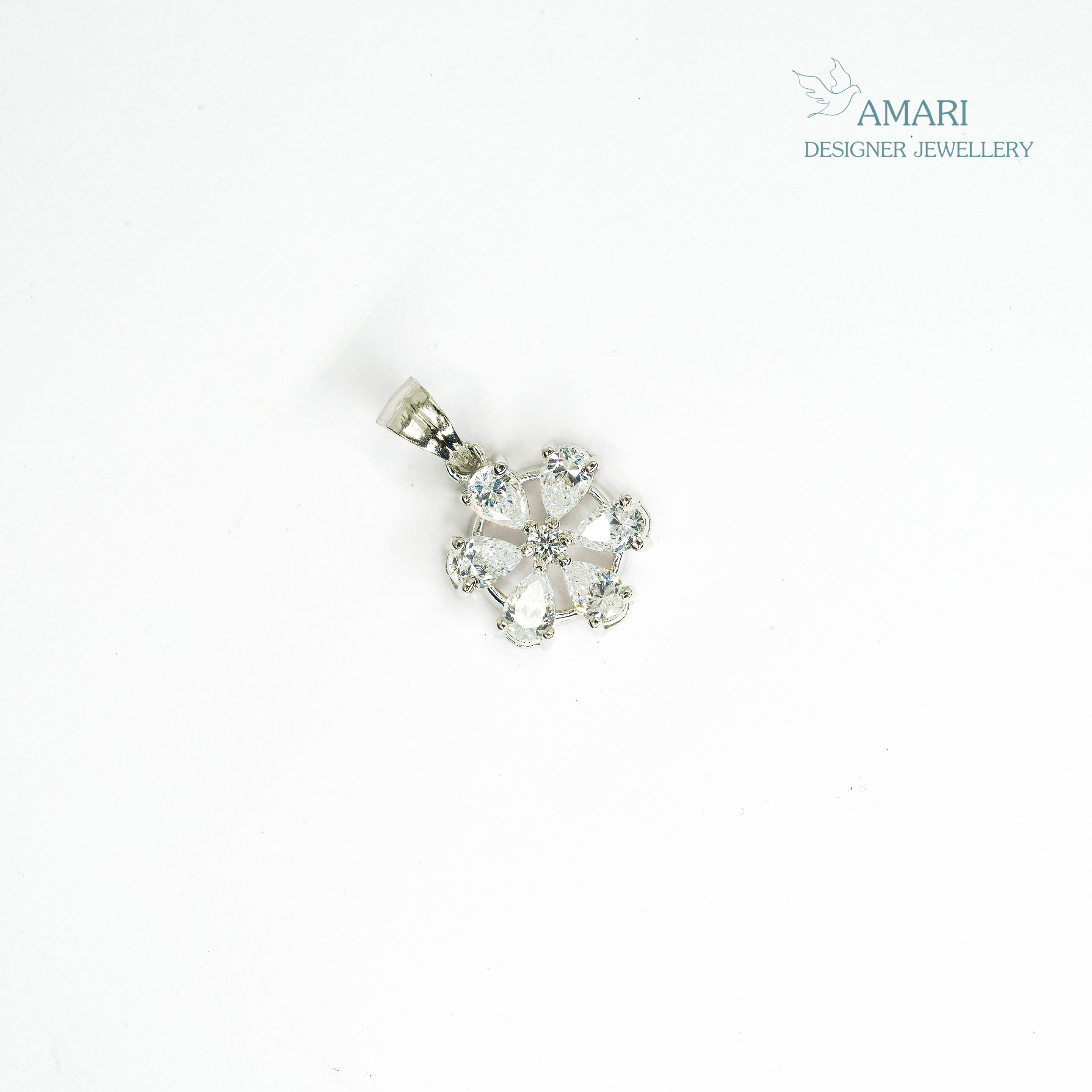 Simple Flower Pendant -