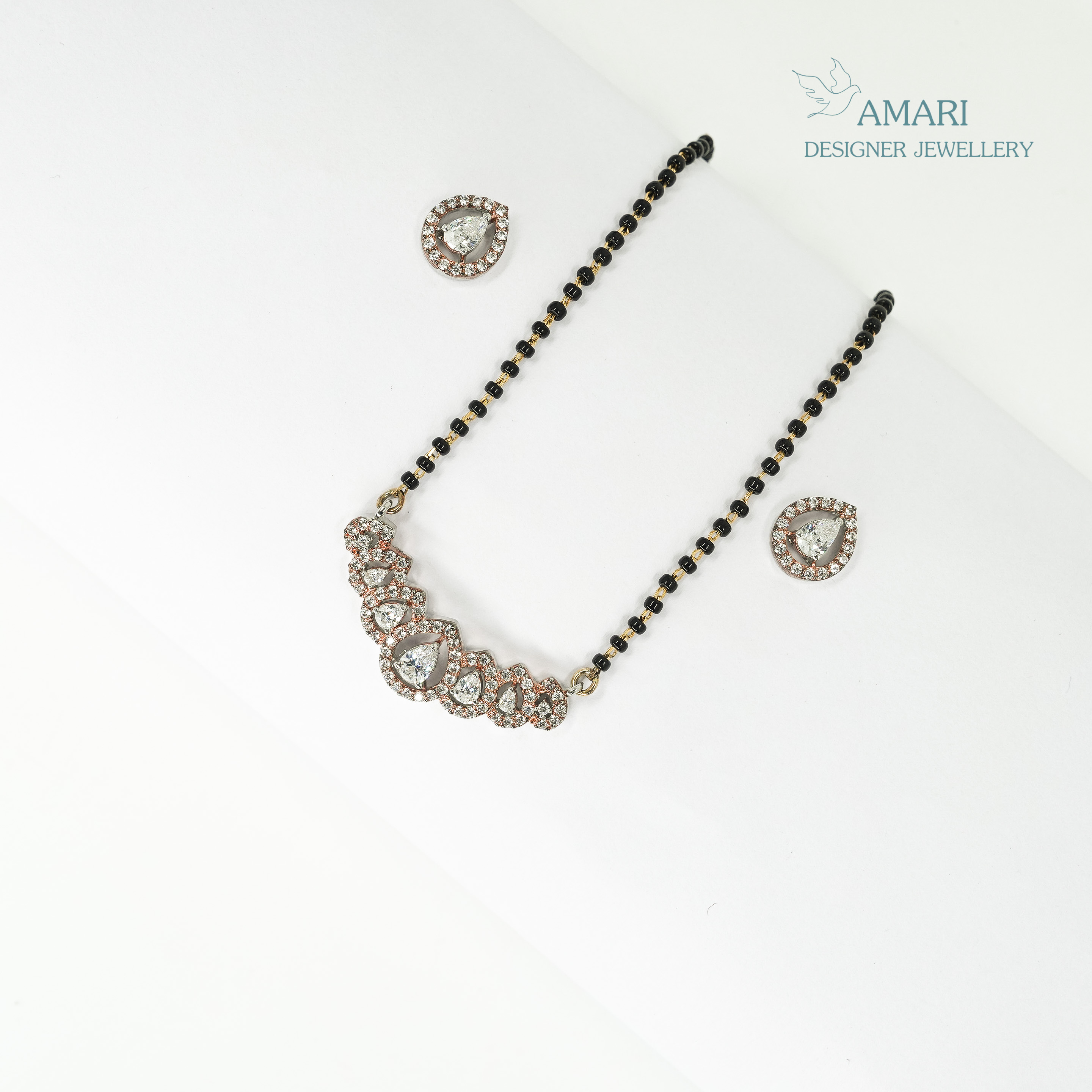 Classy Desirable Mangal Sutra Pendant Set -