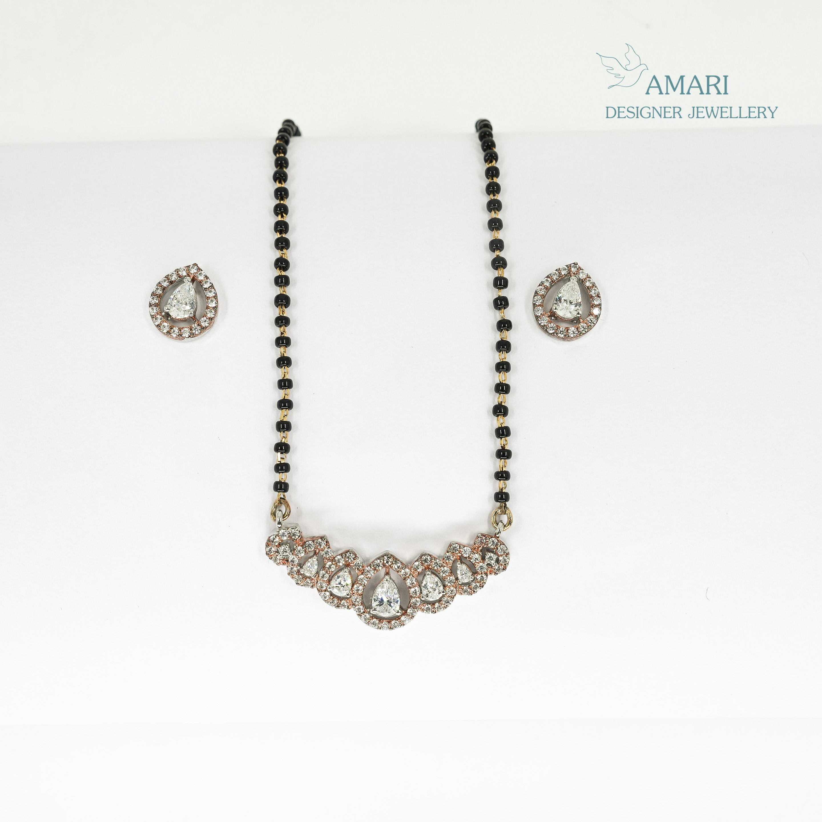 Classy Desirable Mangal Sutra Pendant Set -