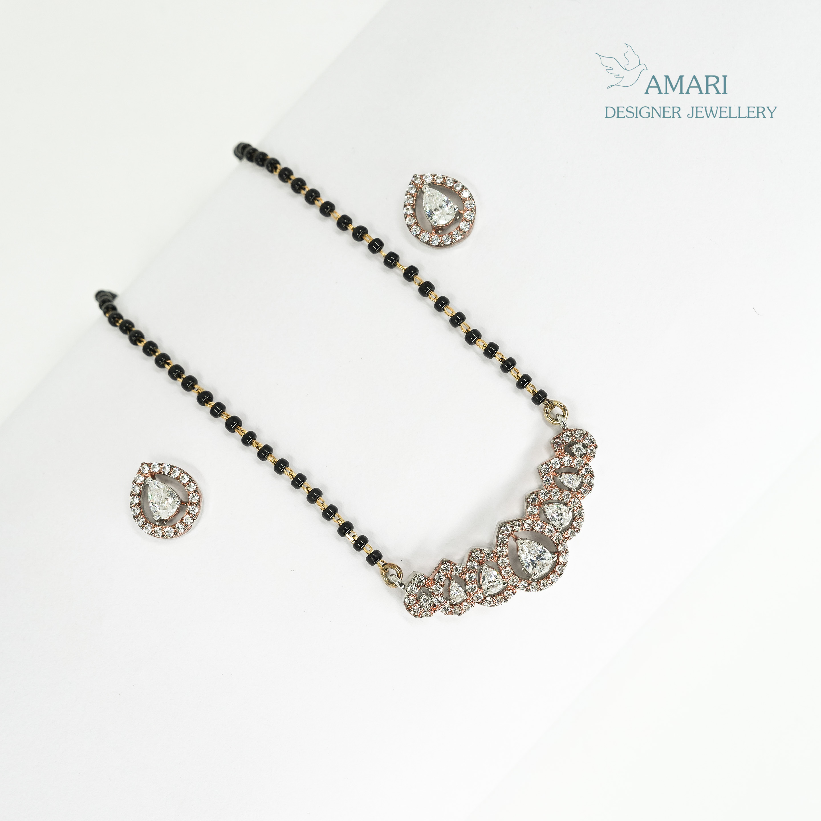 Classy Desirable Mangal Sutra Pendant Set -