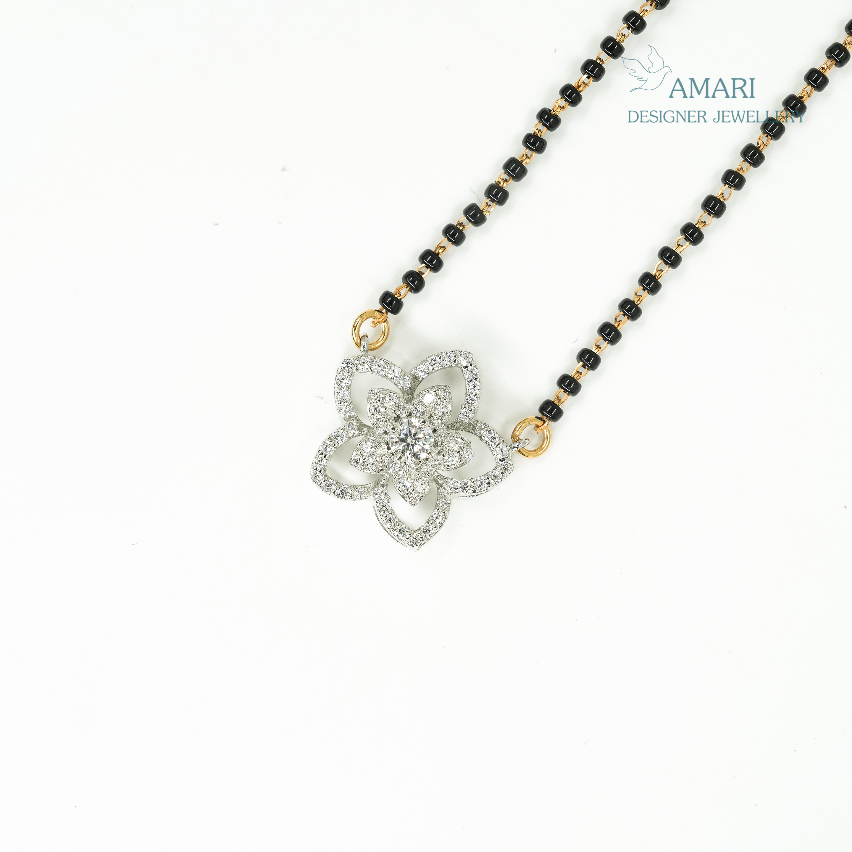 Eternal Simple Star Mangal Sutra Pendant -