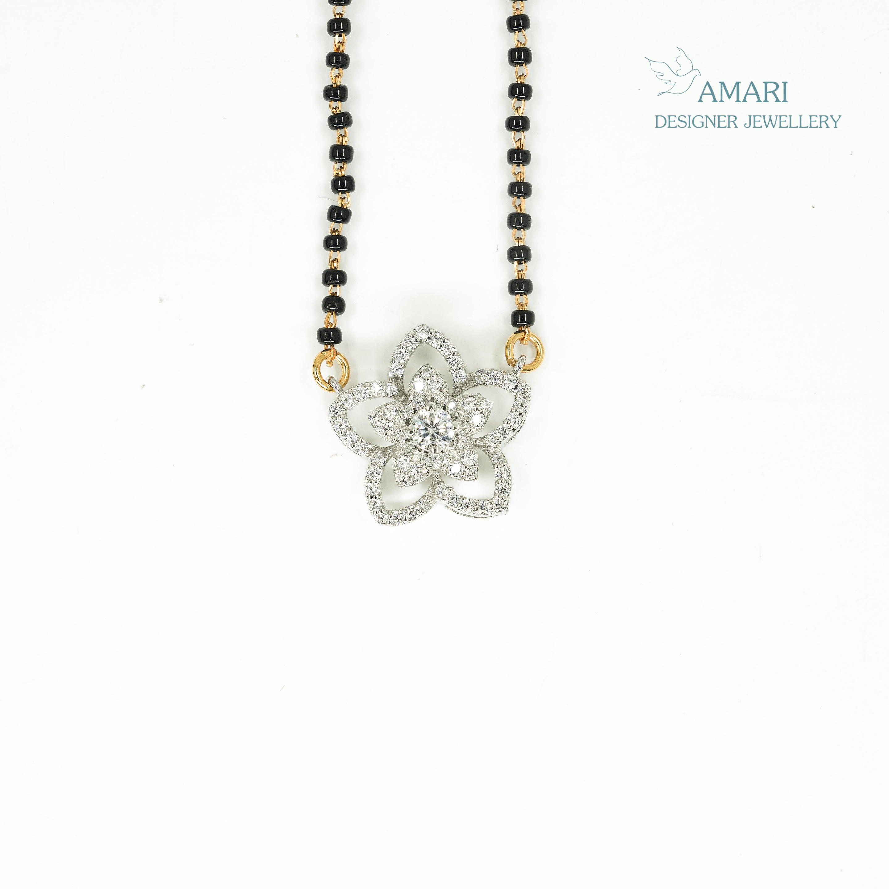 Eternal Simple Star Mangal Sutra Pendant -