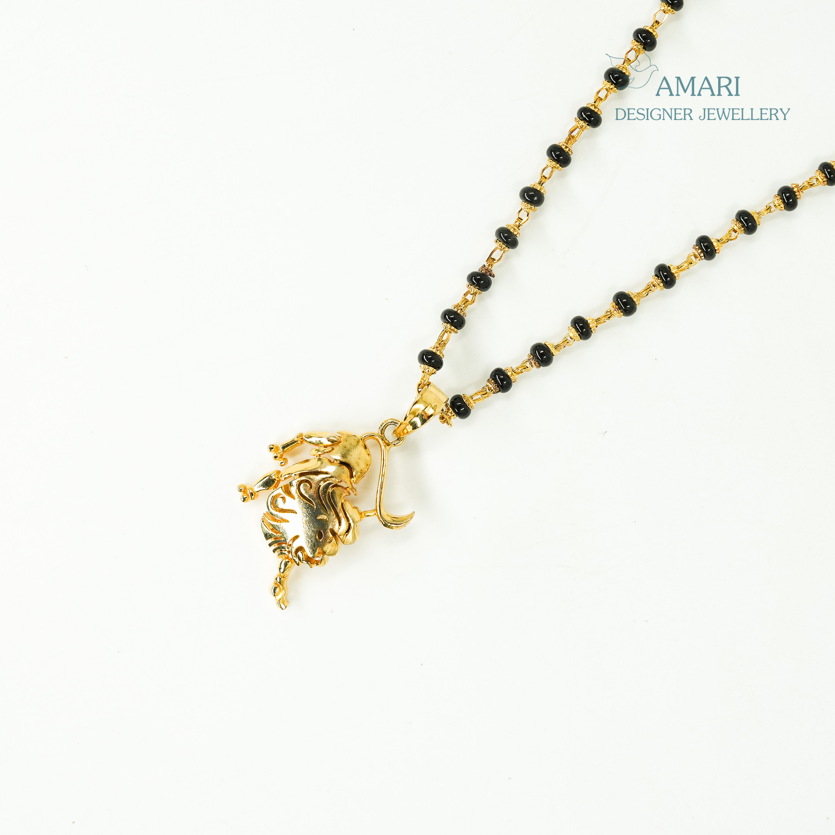 Dazzling Lion Shape Mangal Sutra -