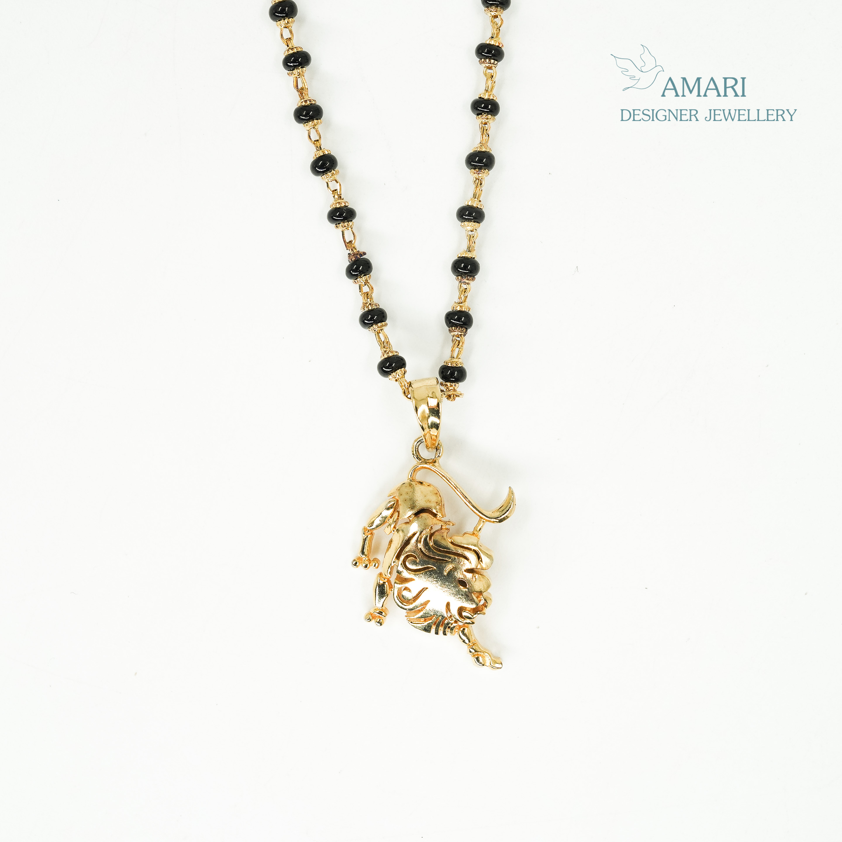 Dazzling Lion Shape Mangal Sutra -