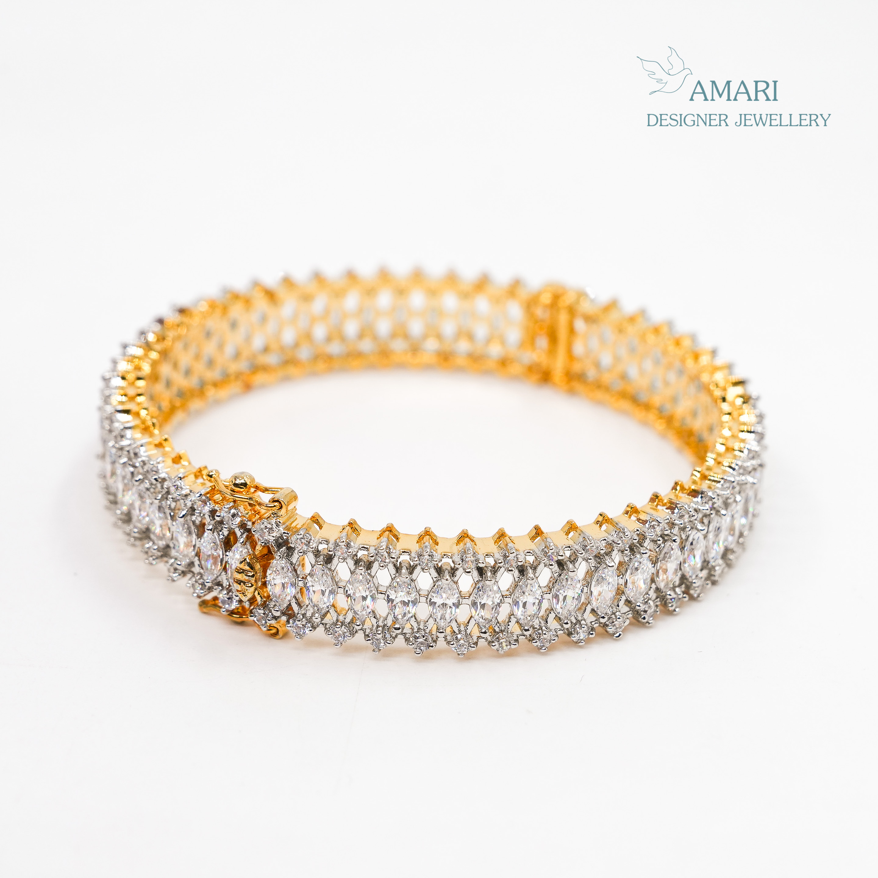 Traditional Glossy Designed Silver Bangles -