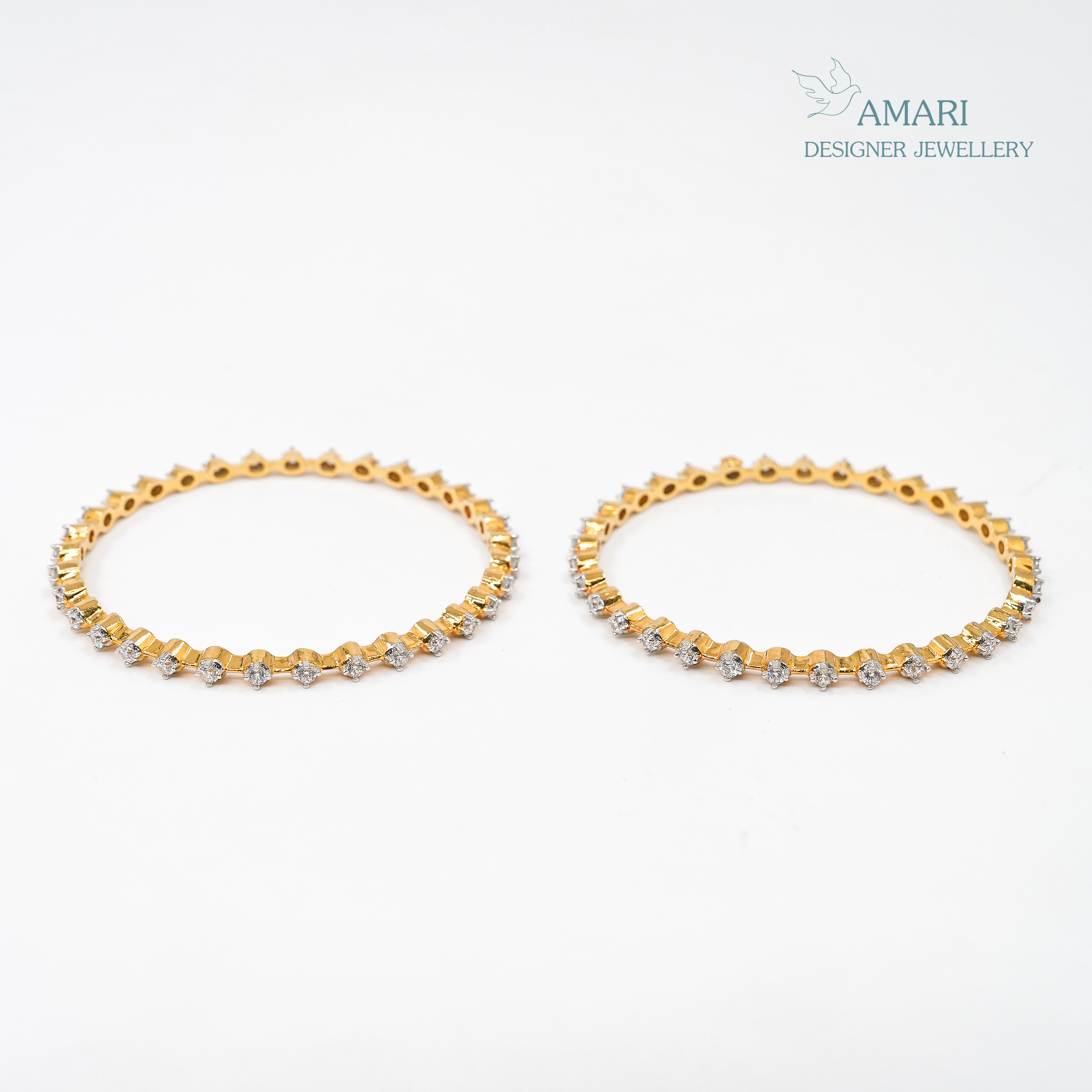 Classic Single Line Silver Bangles -