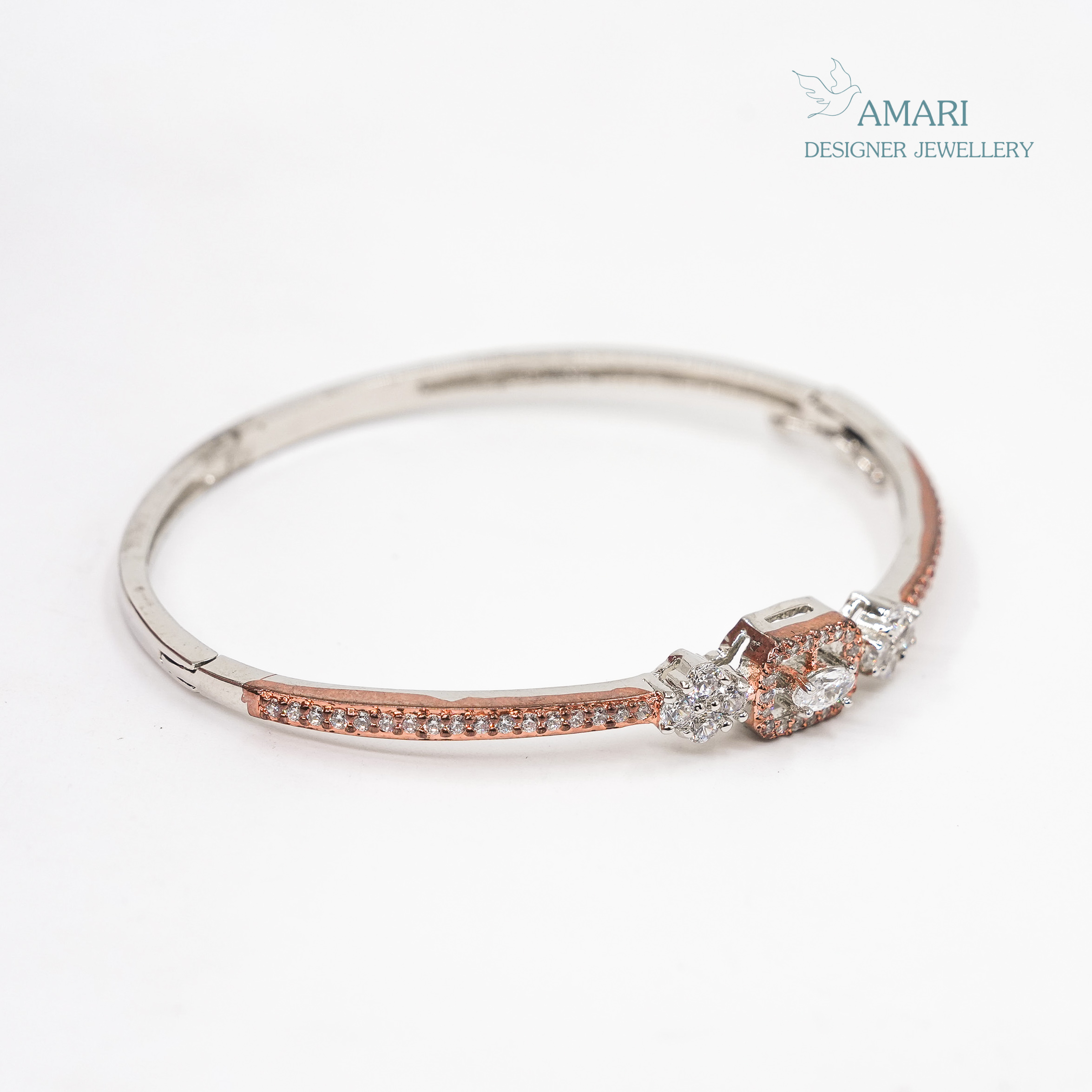 Studded Delicate Kada Bracelet -