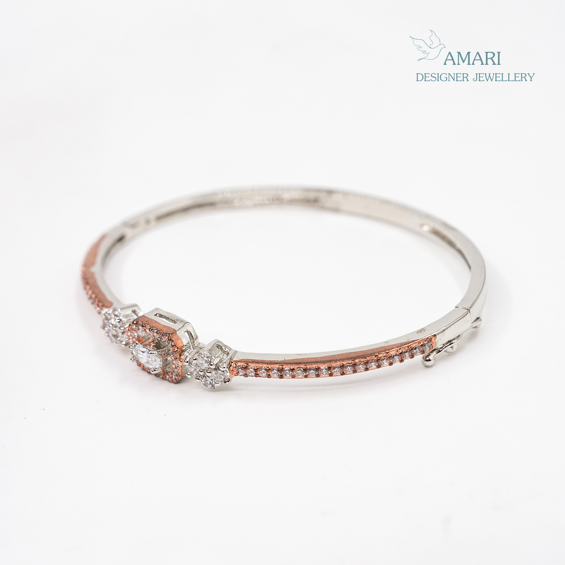 Studded Delicate Kada Bracelet -