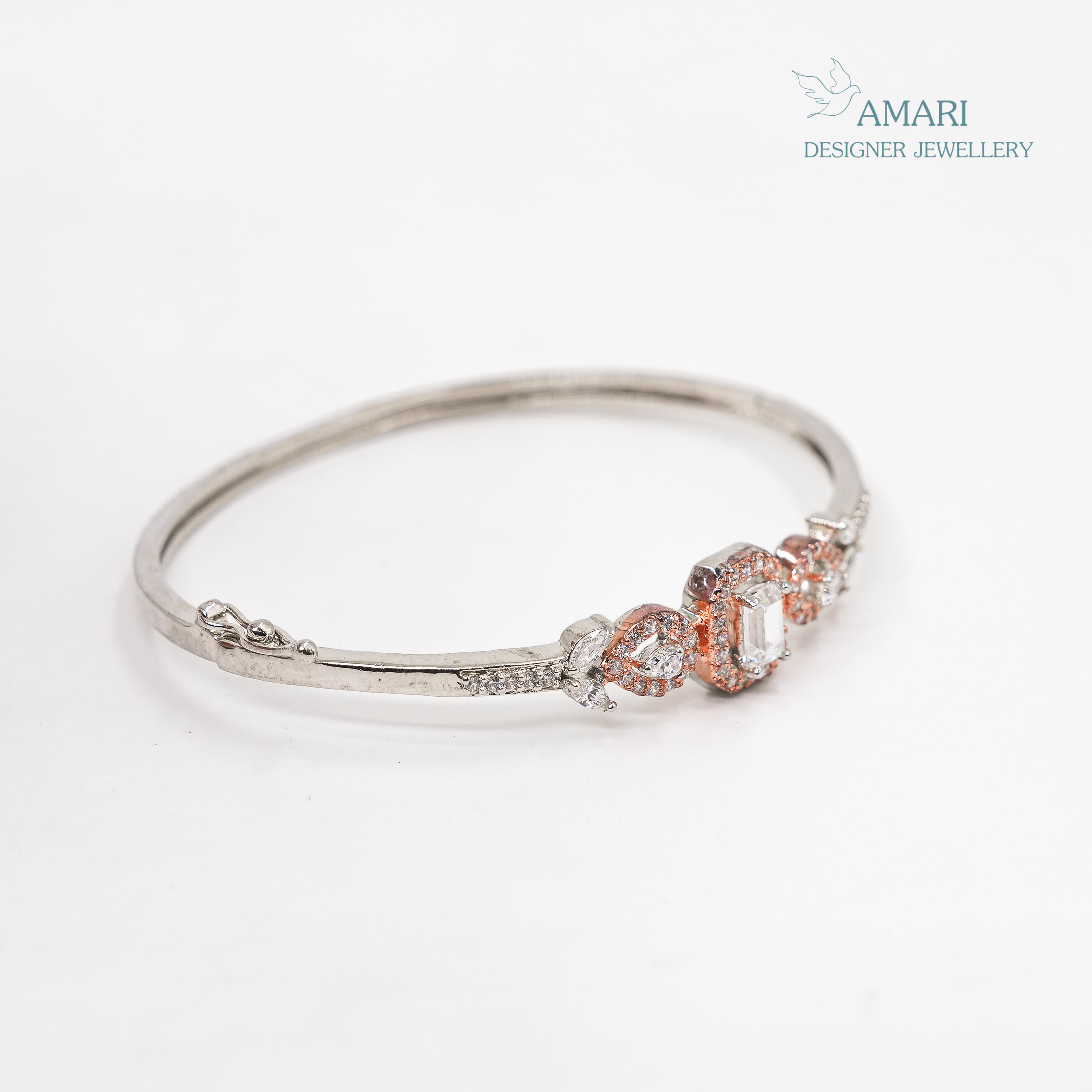 Square Cut Kada Bracelet - Kada Bracelets