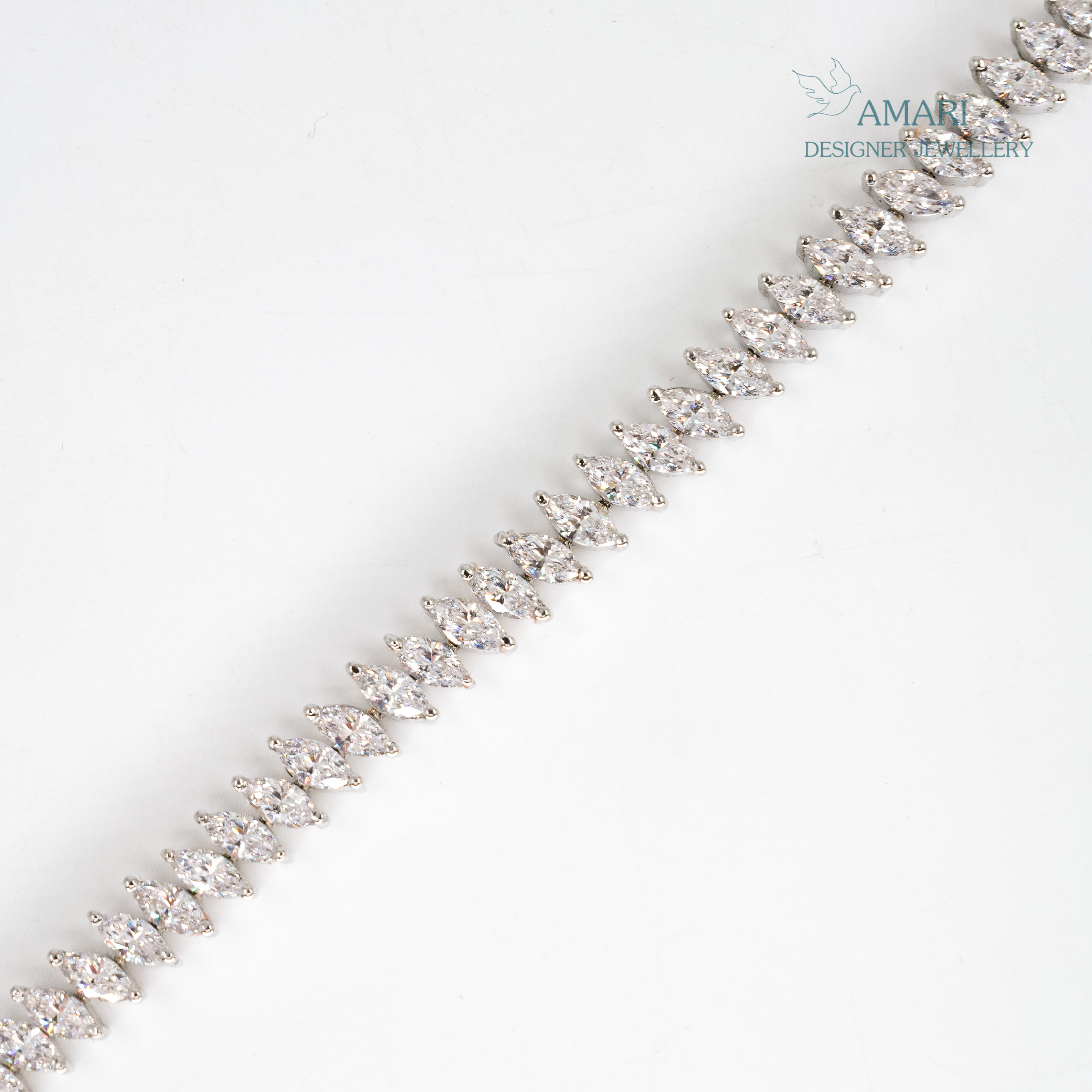 Perfect Classic Silver Tennis Bracelet -