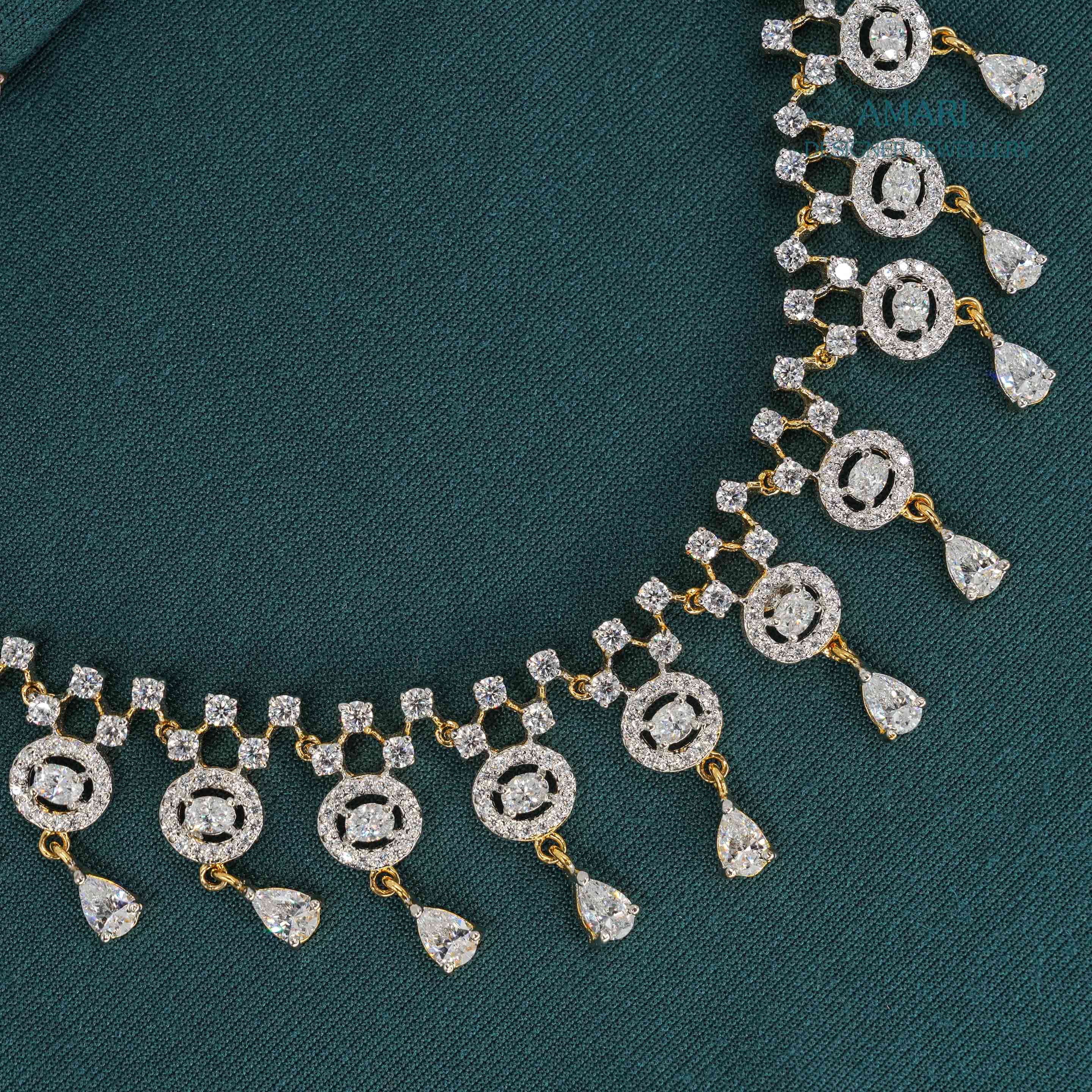 Emelard stone Necklace -