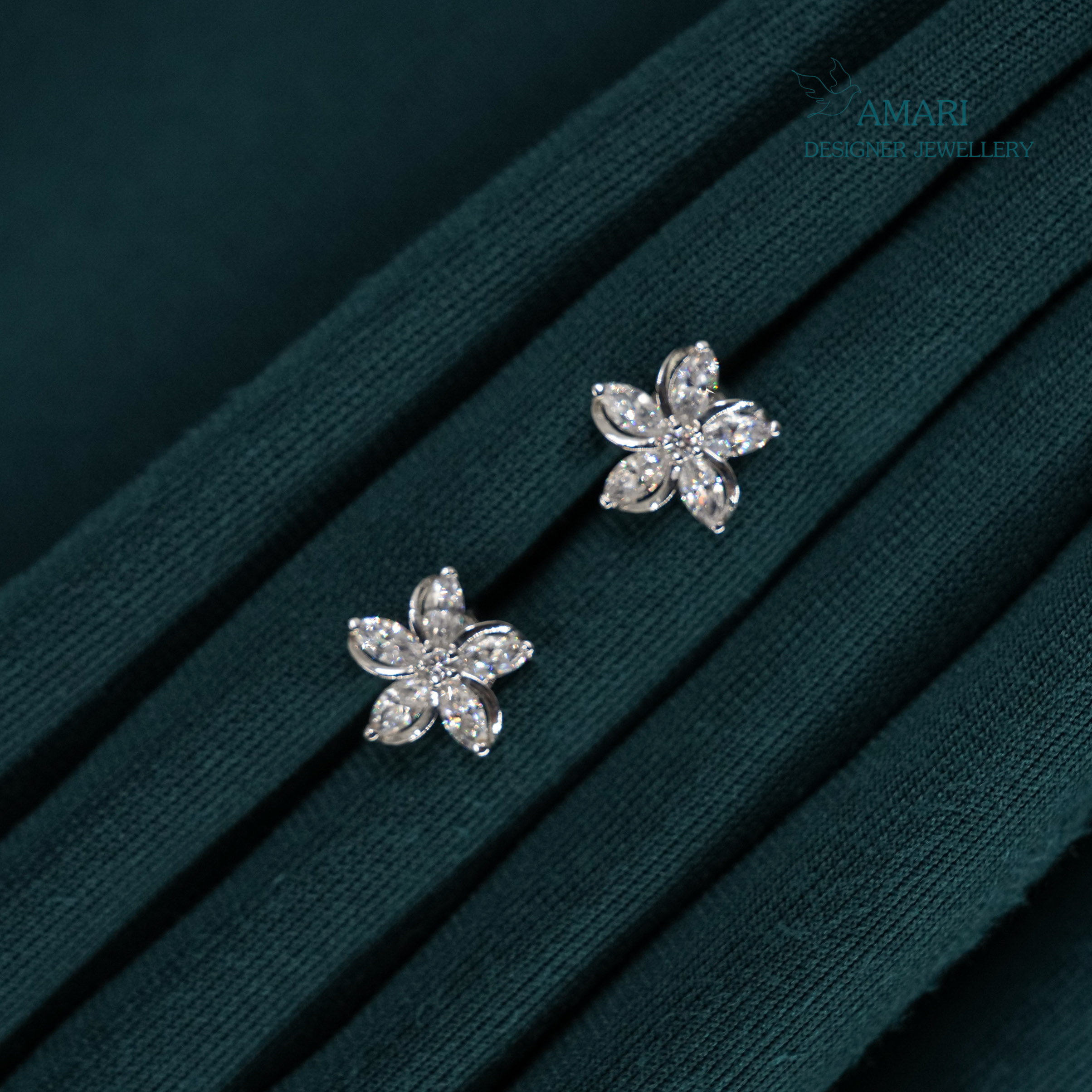 Subtle Shine Silver Earrings -