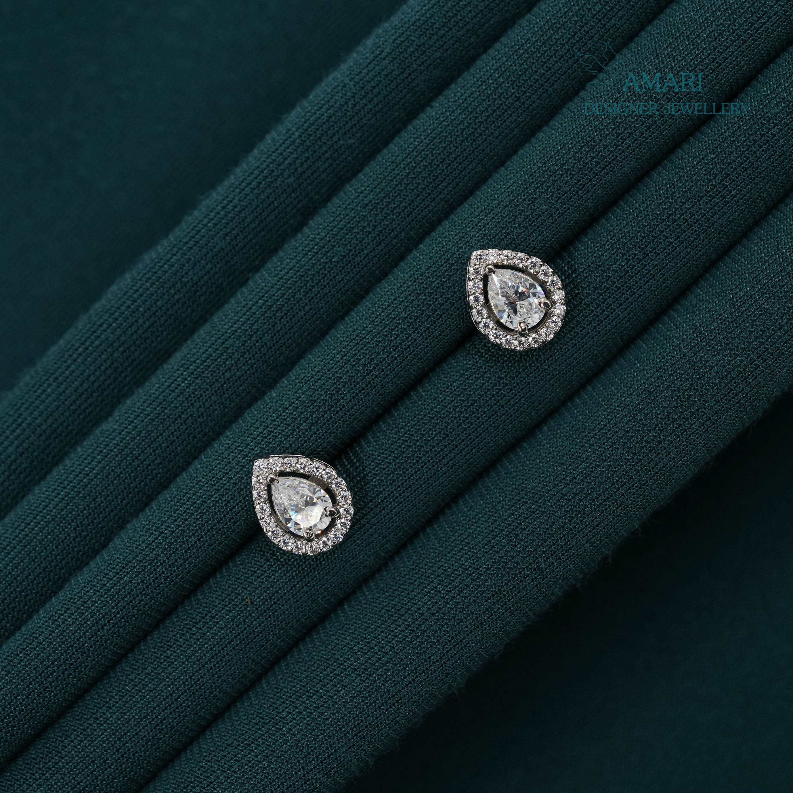 Shimmering Silver Earrings -