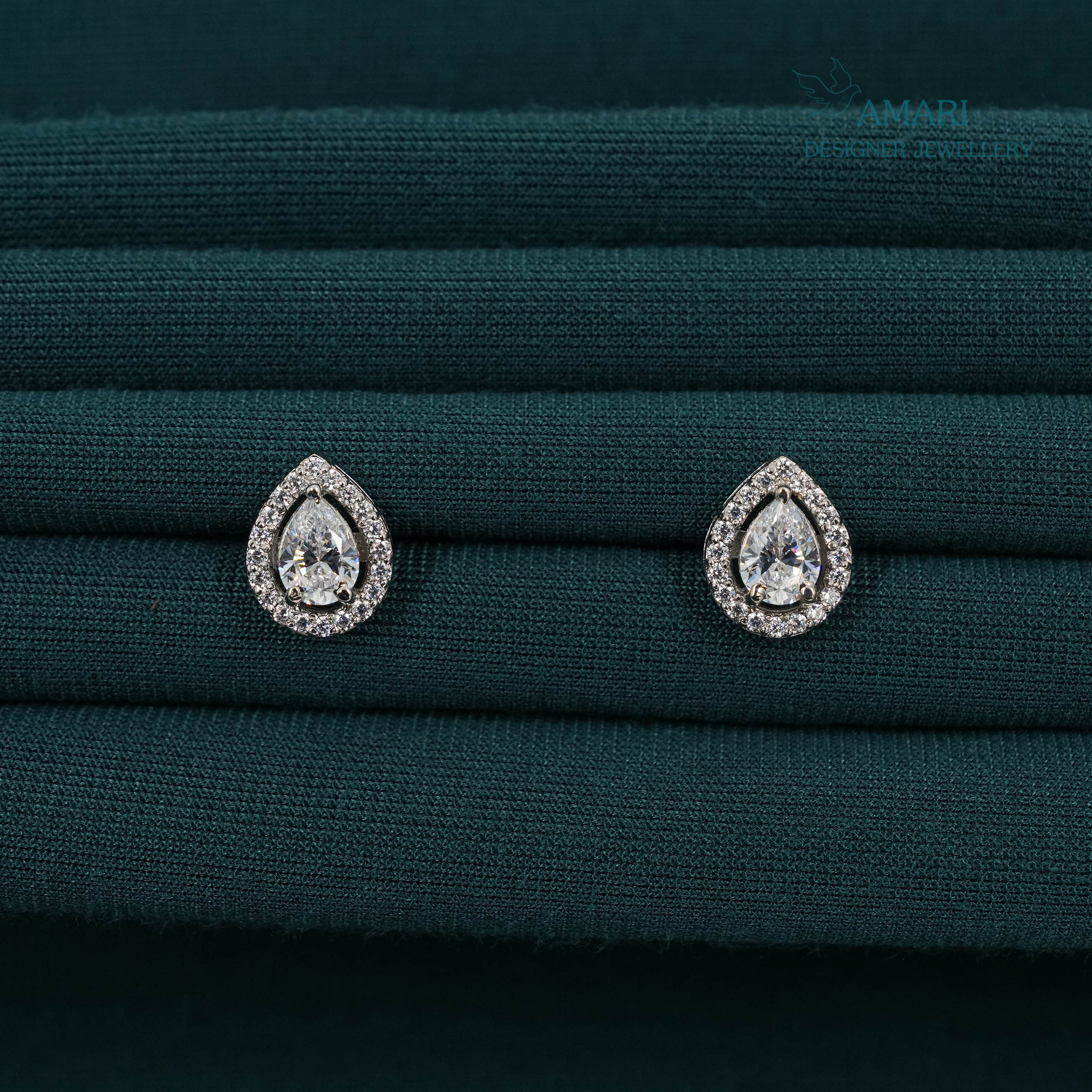 Shimmering Silver Earrings -