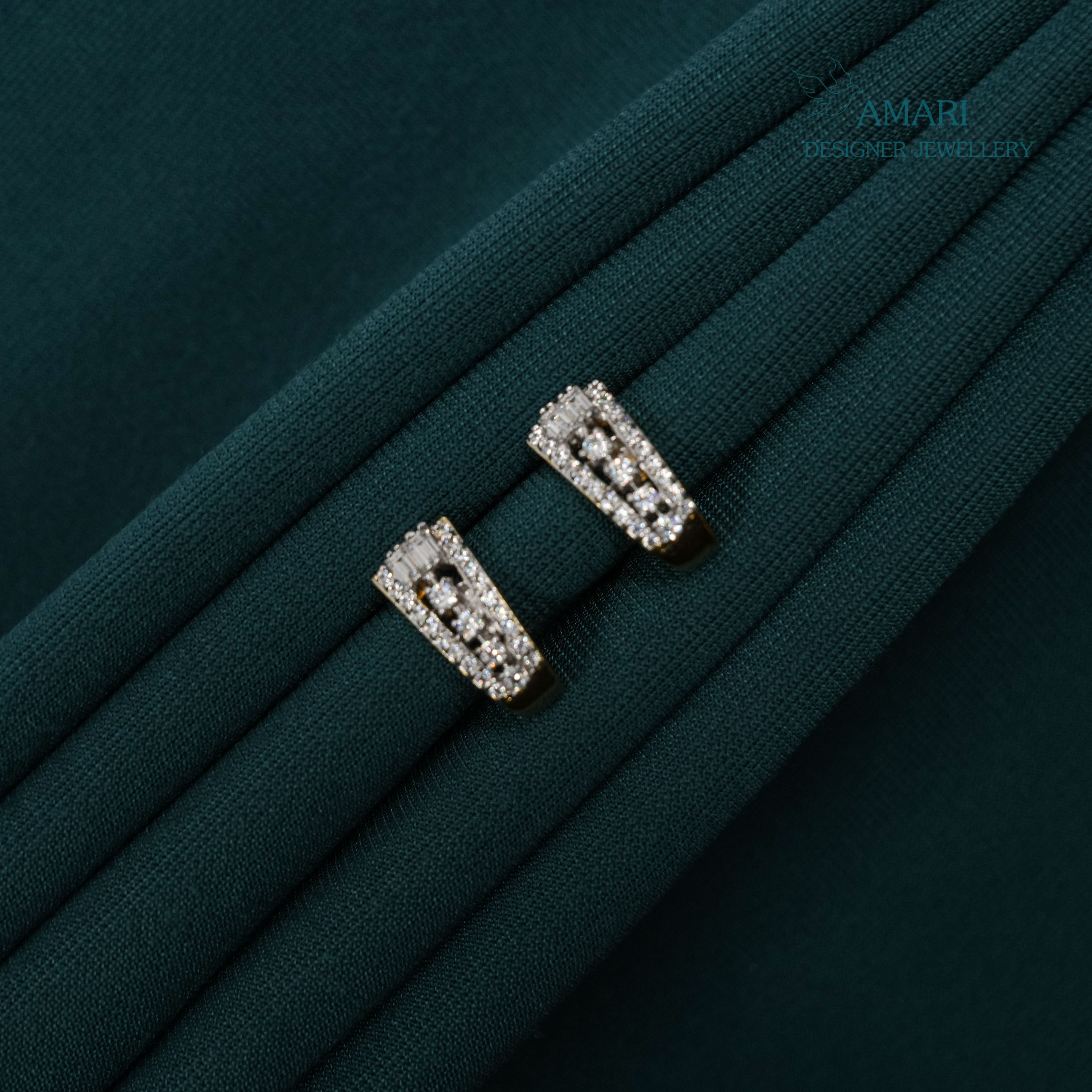 Sleek Shine Silver Earrings -