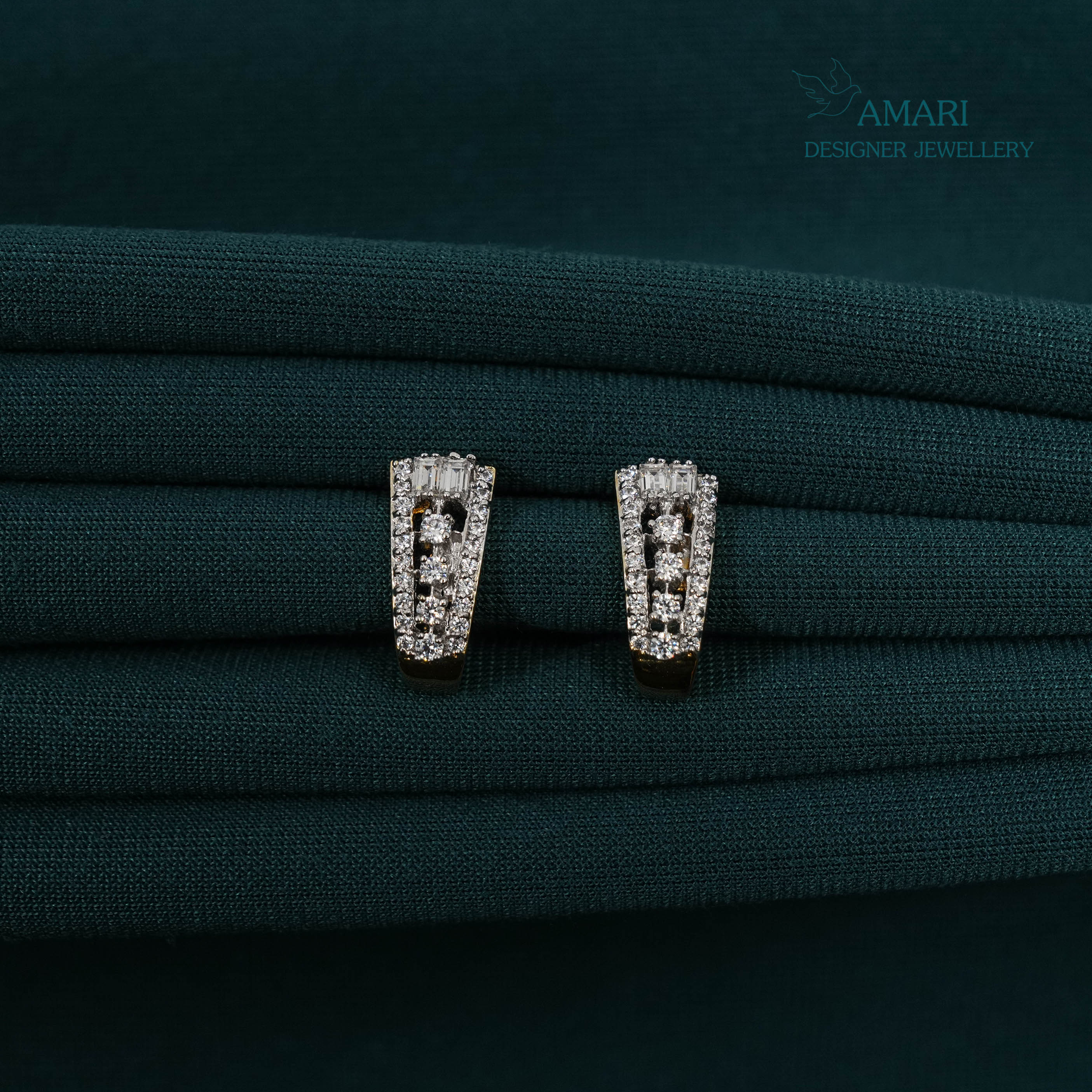 Sleek Shine Silver Earrings -