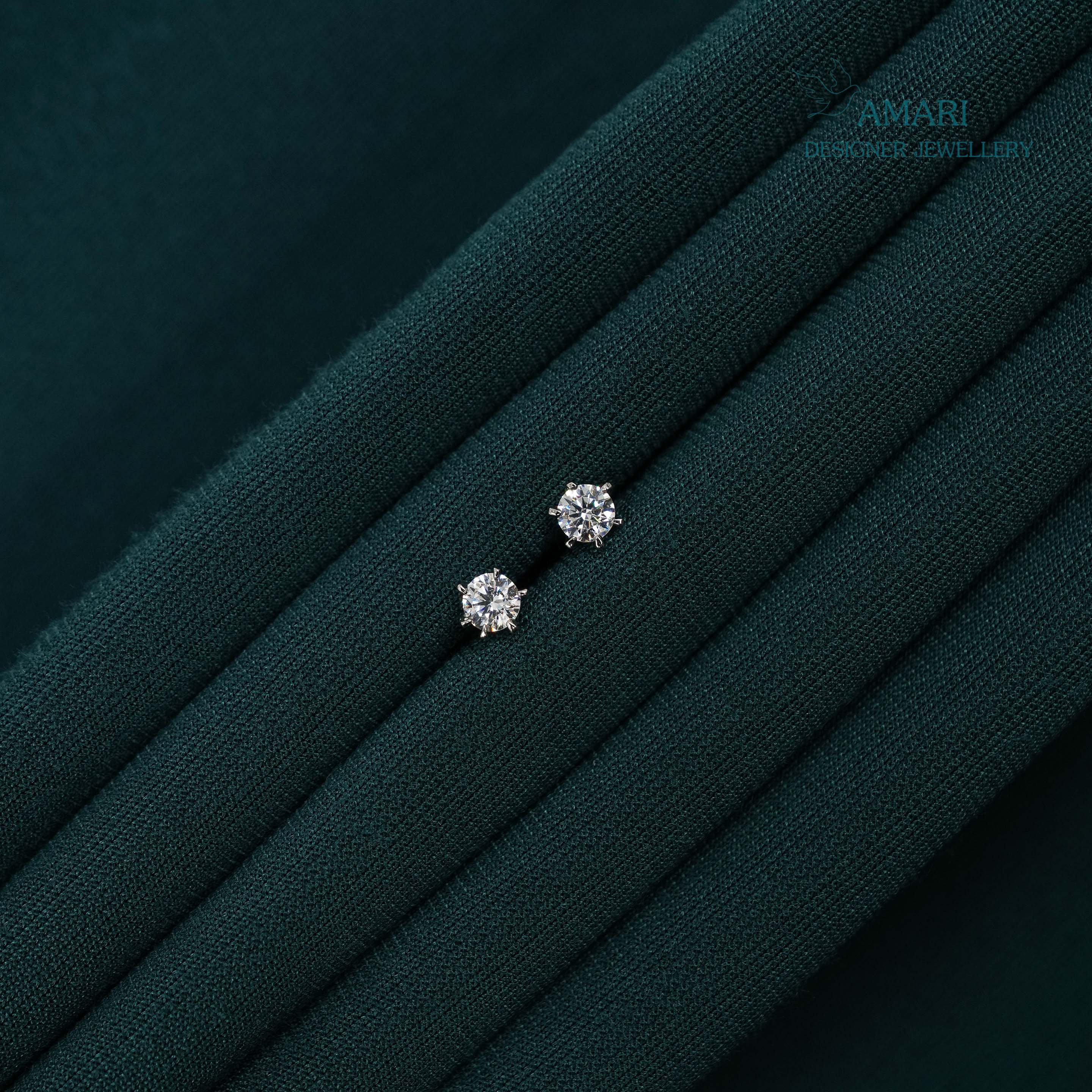 Elegant Edge Silver Earrings -