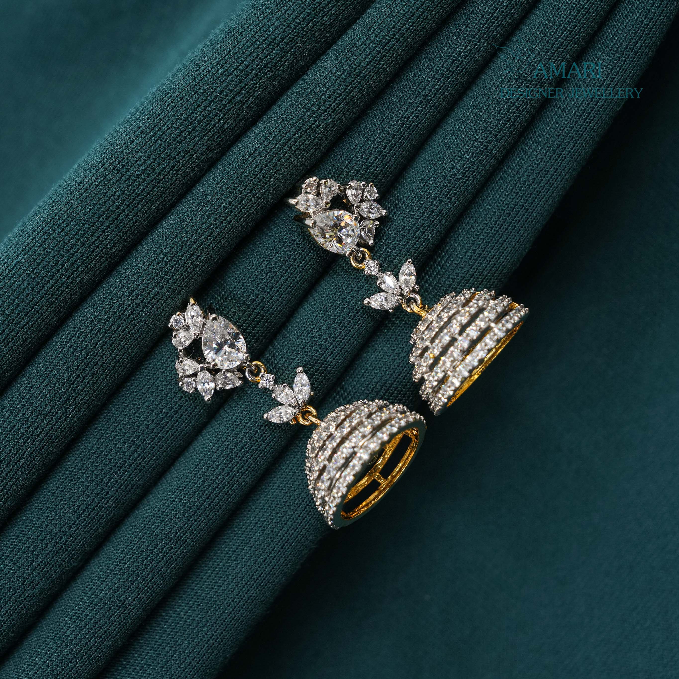 Delicate Glow Silver Earrings -