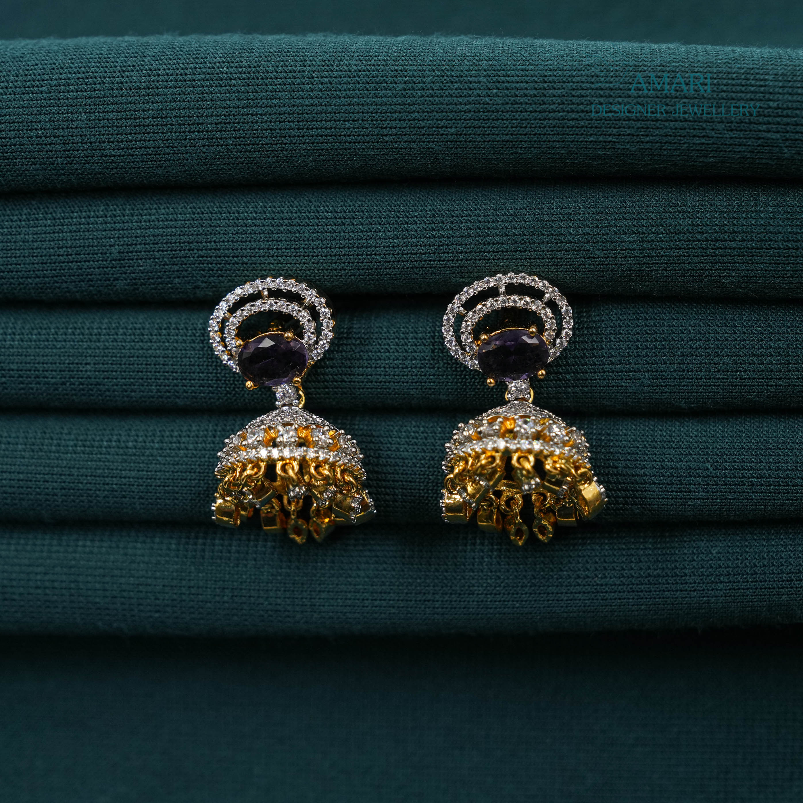 Sleek Elegance Silver Earrings -