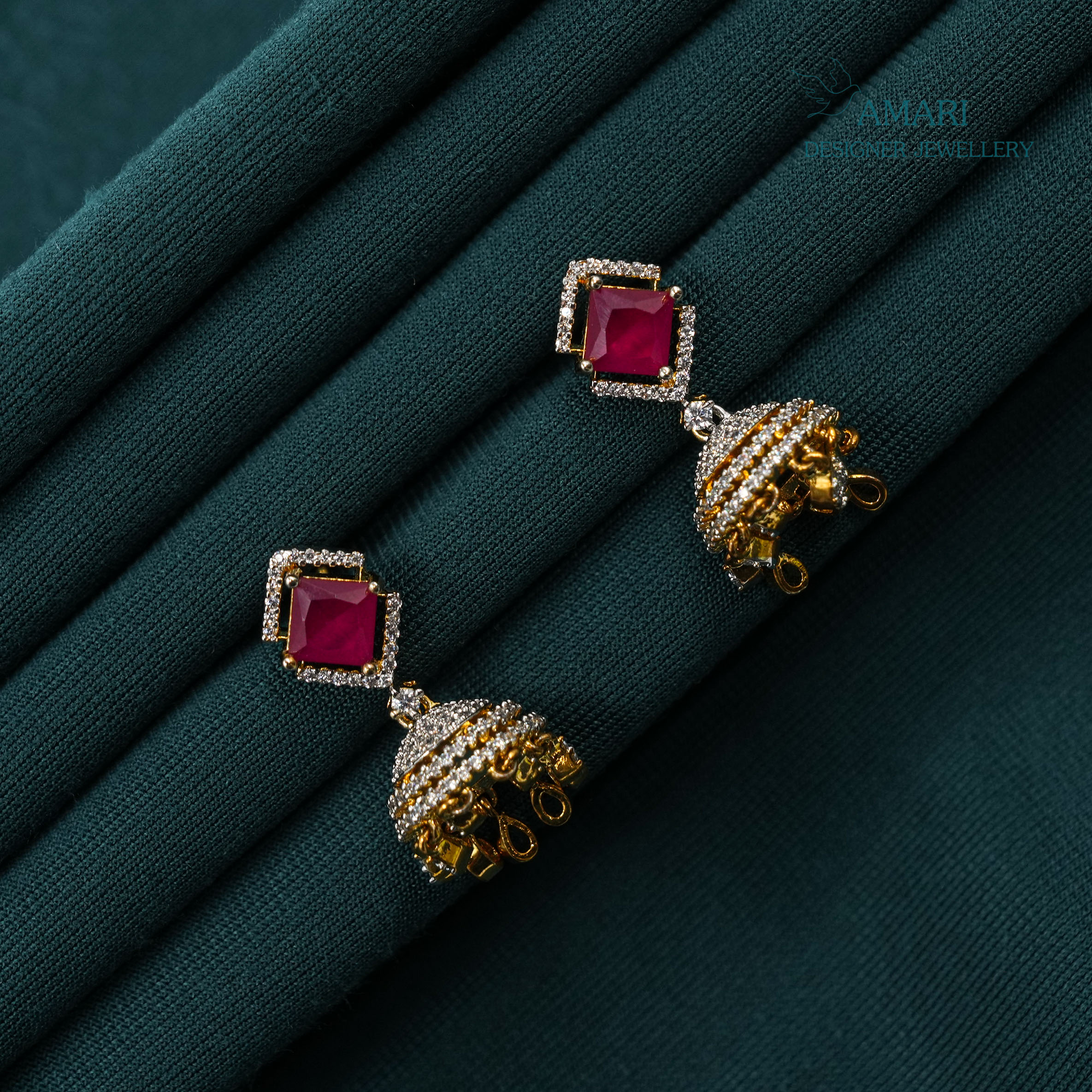 Modern Chic Silver Earrings -