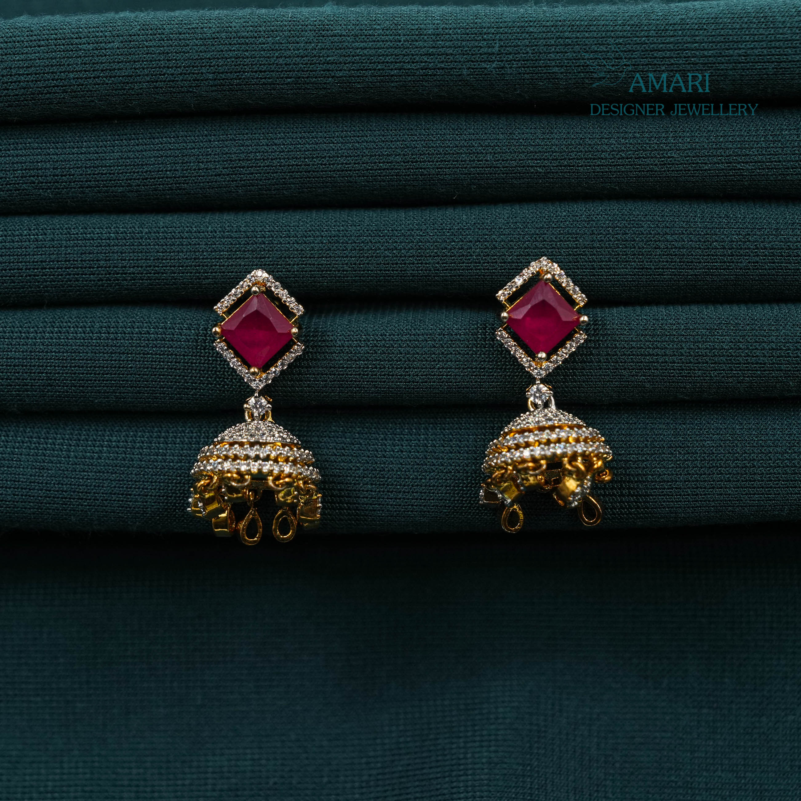 Modern Chic Silver Earrings -