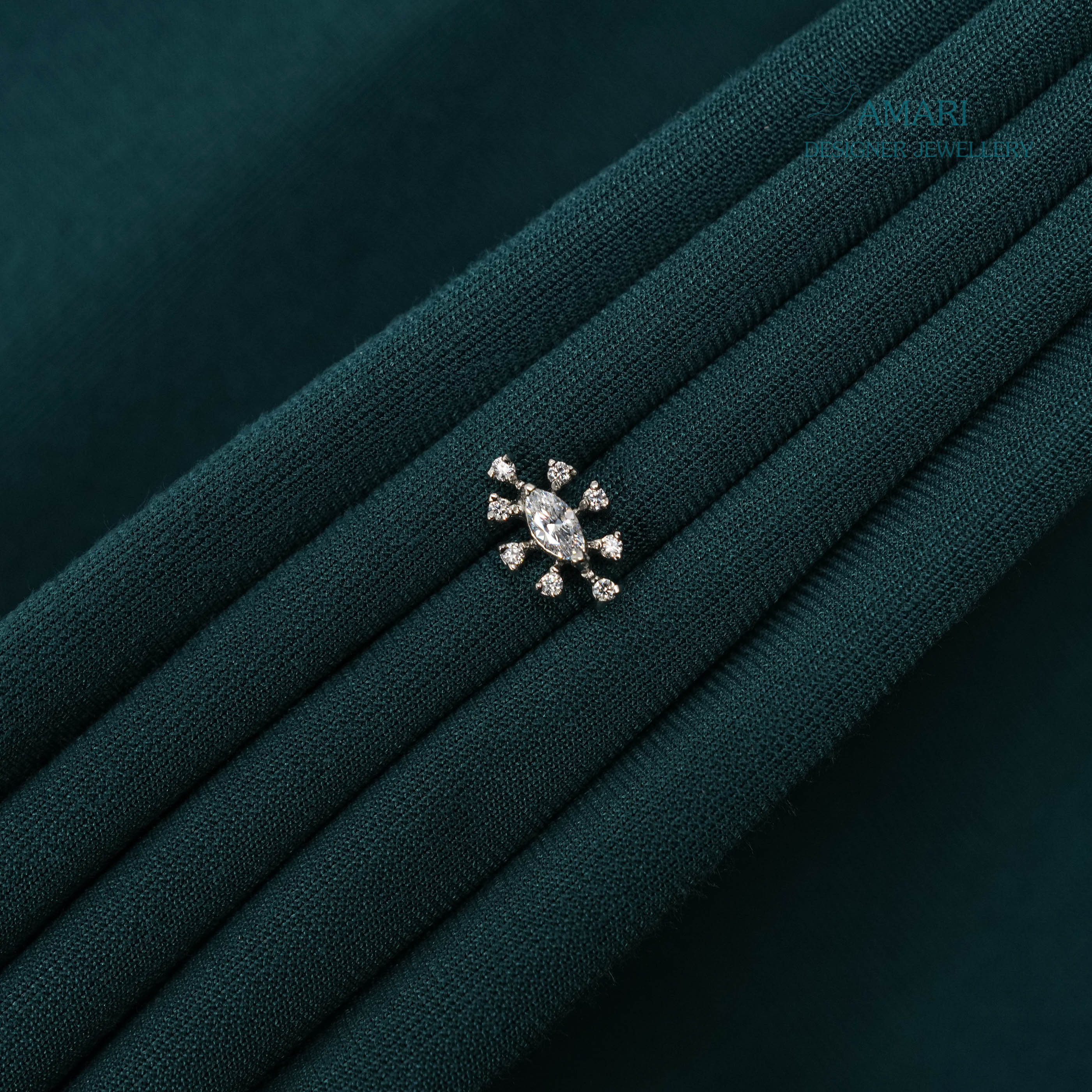 Sharp Look Silver Earrings -