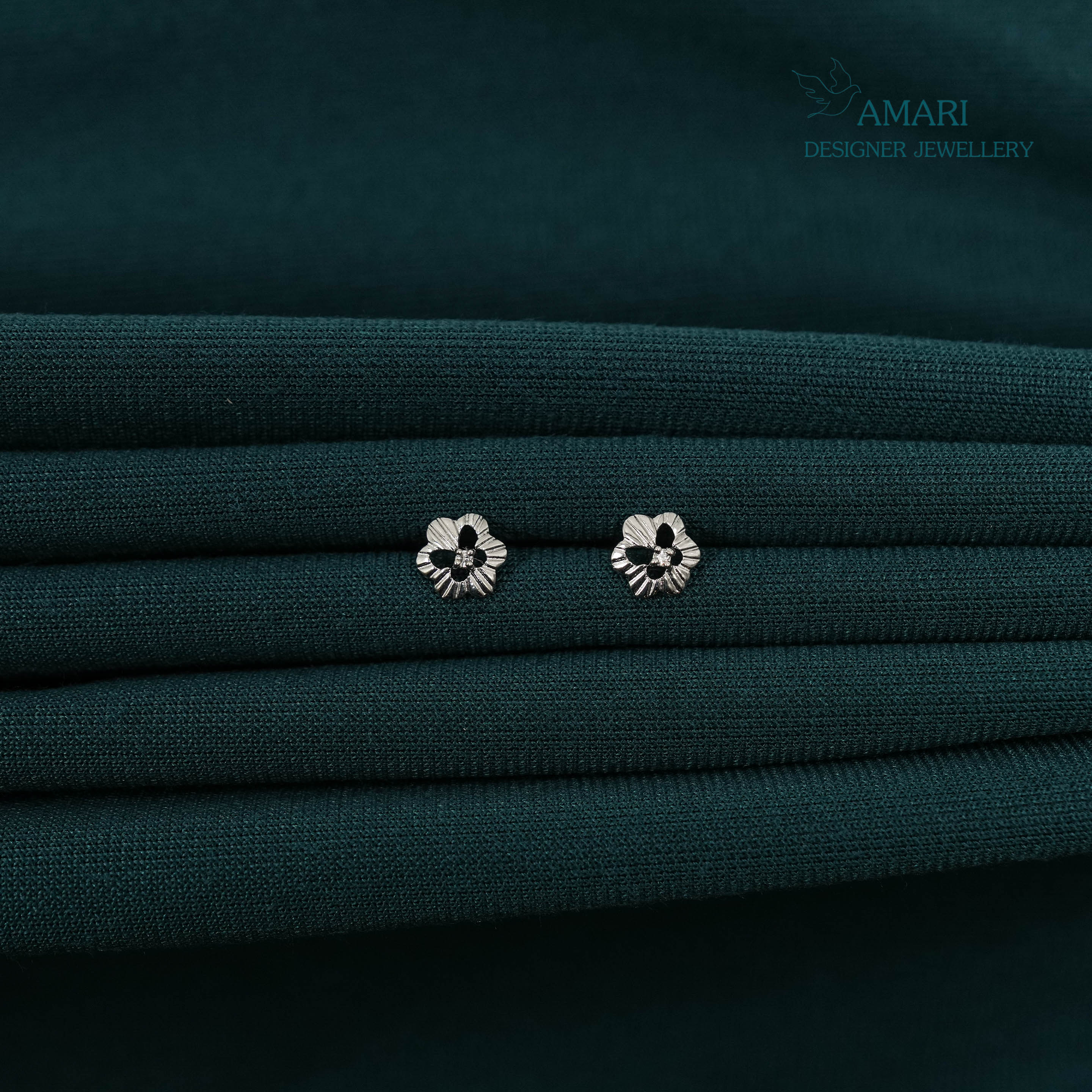 Sparkle Touch Silver Earrings -