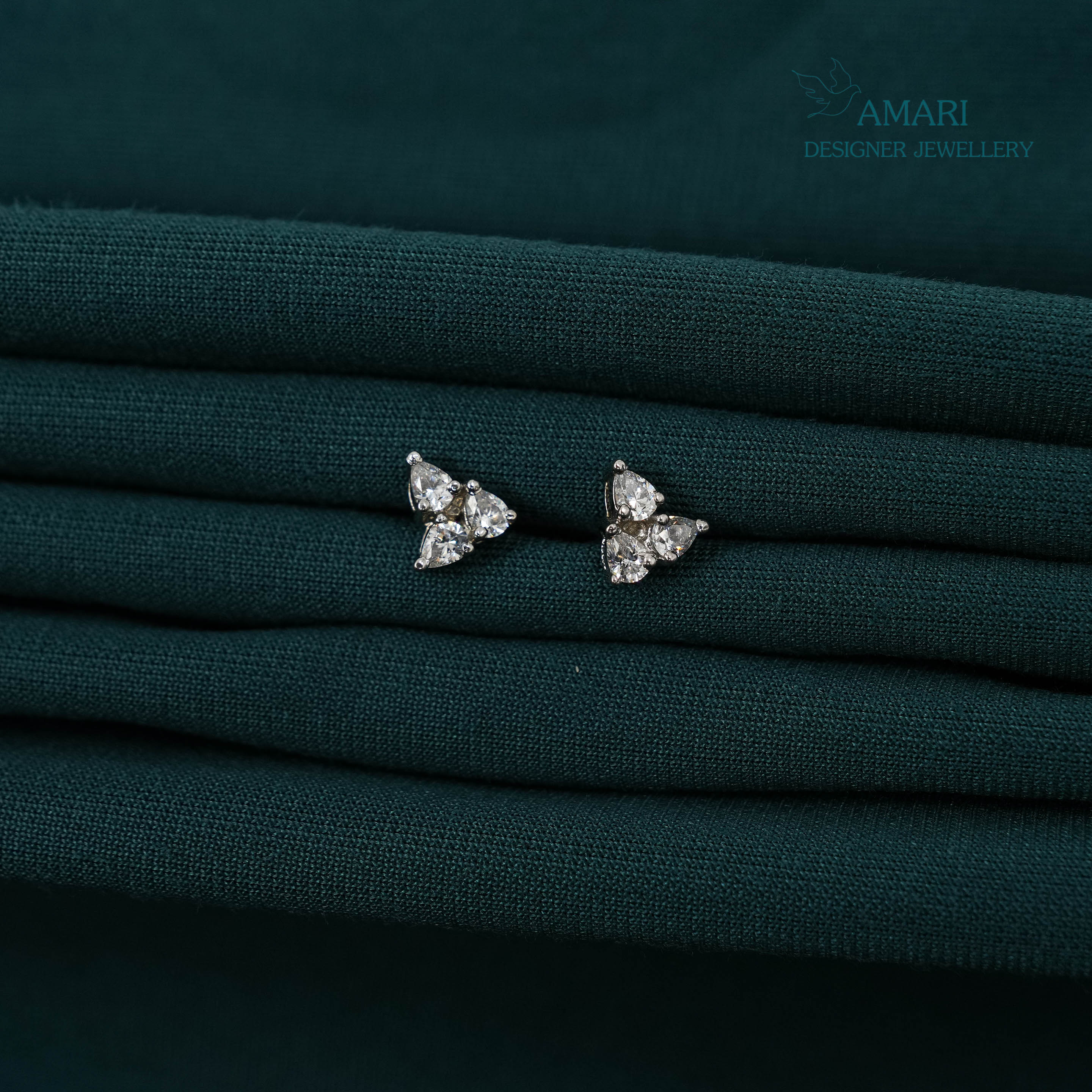 Everyday Glam Silver Earrings -