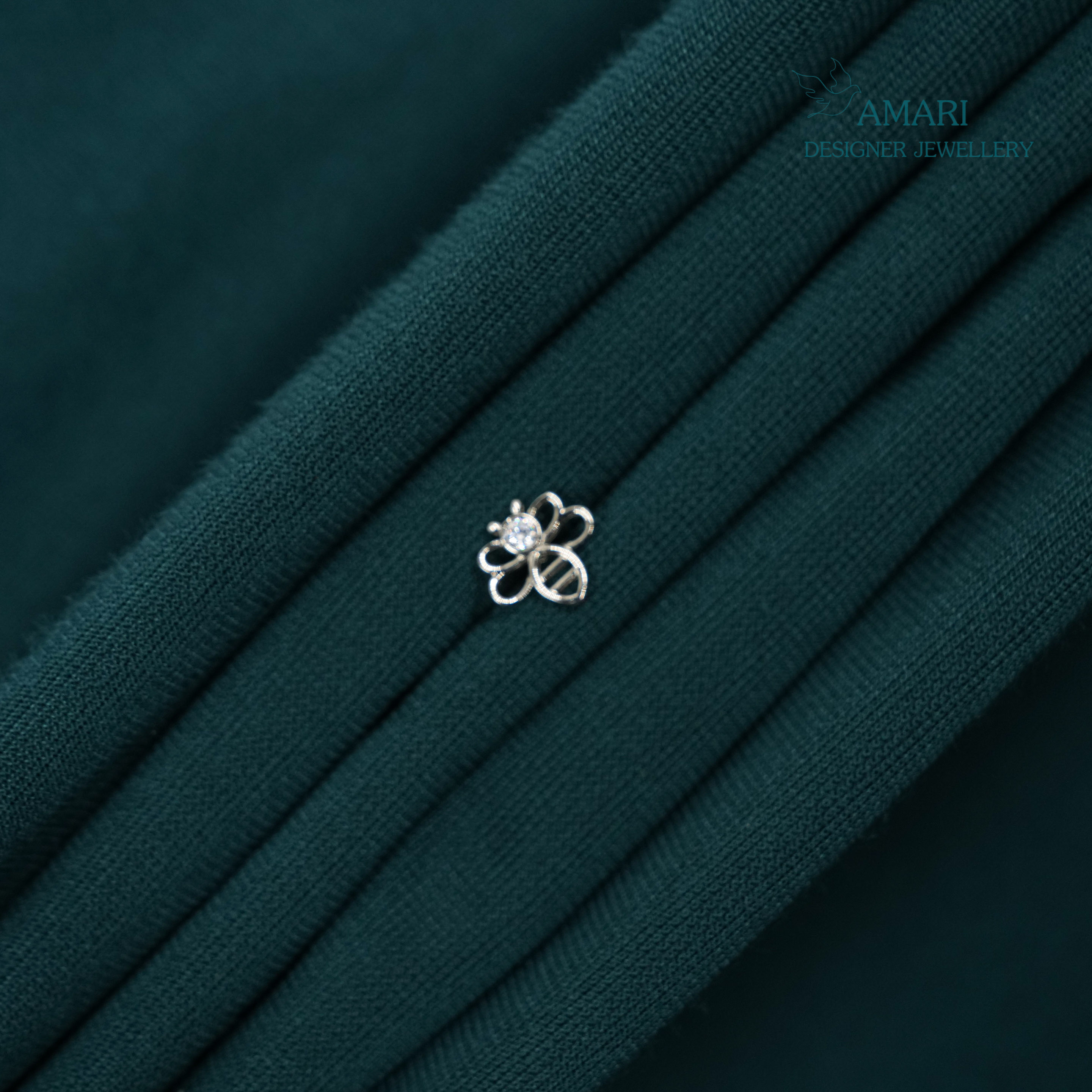 Neat Shine Silver Earrings -