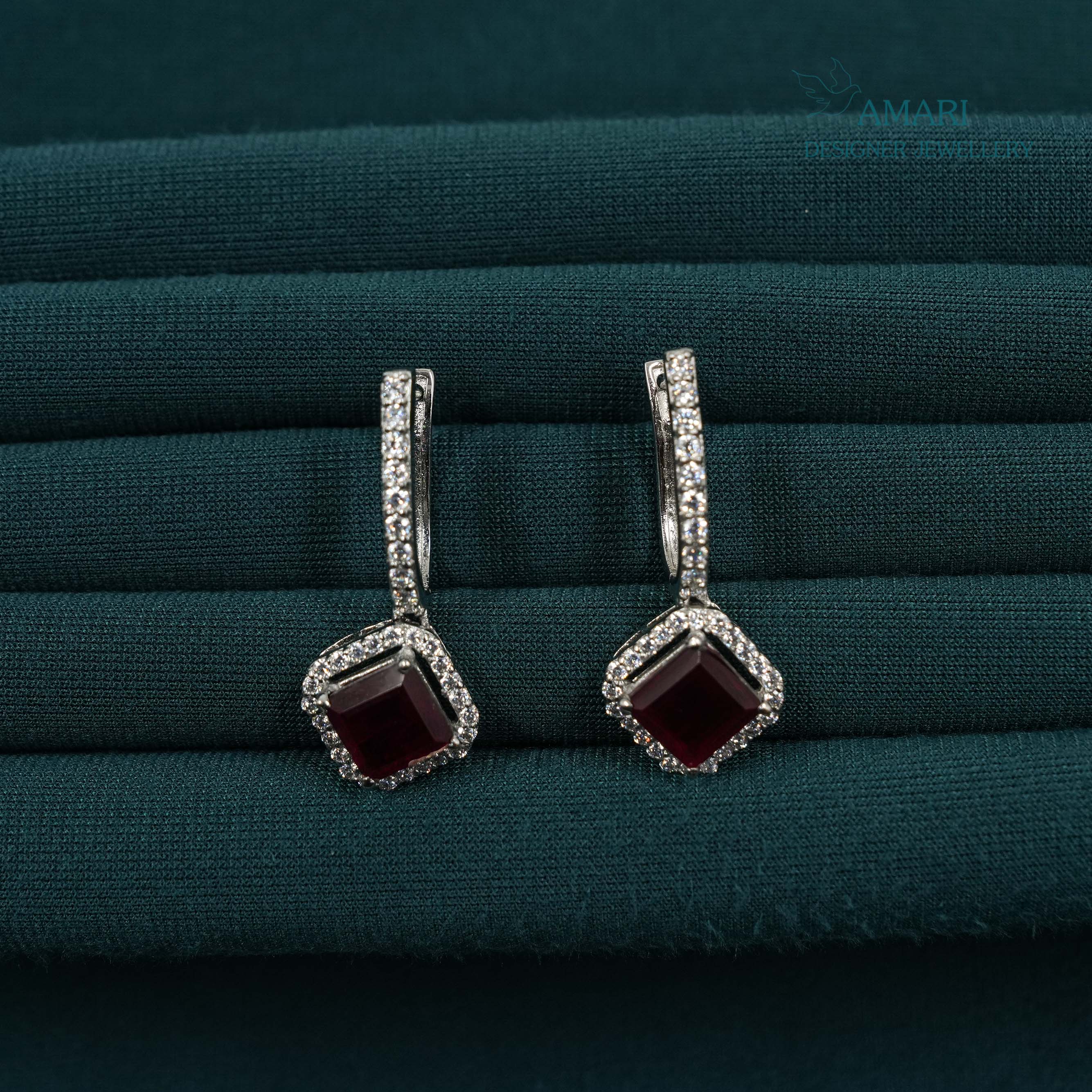 Casual Sparkle Silver Earrings -