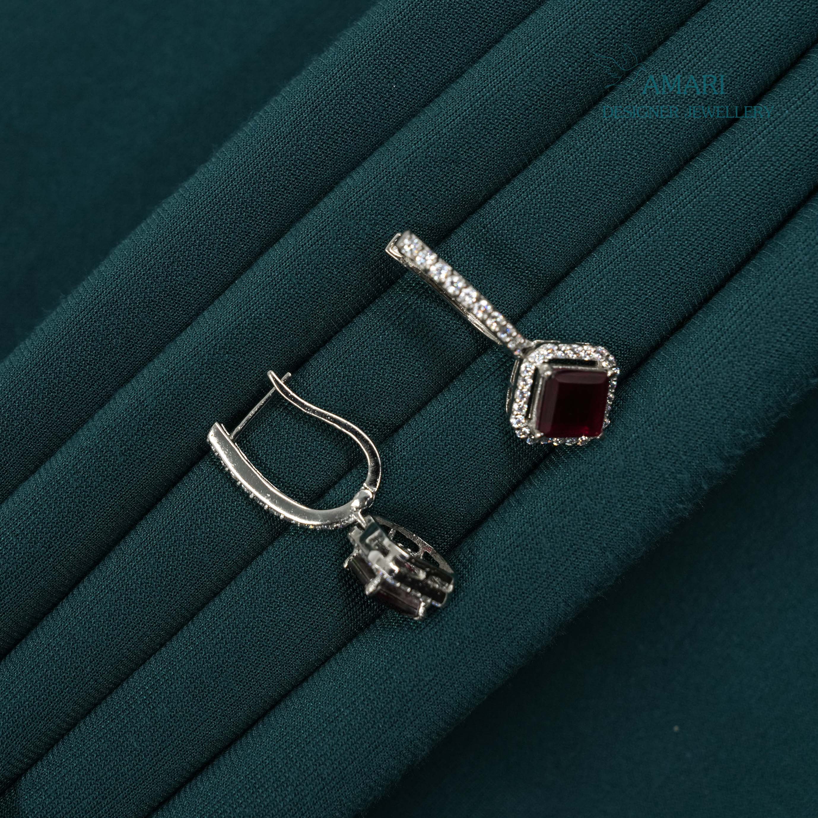 Casual Sparkle Silver Earrings -