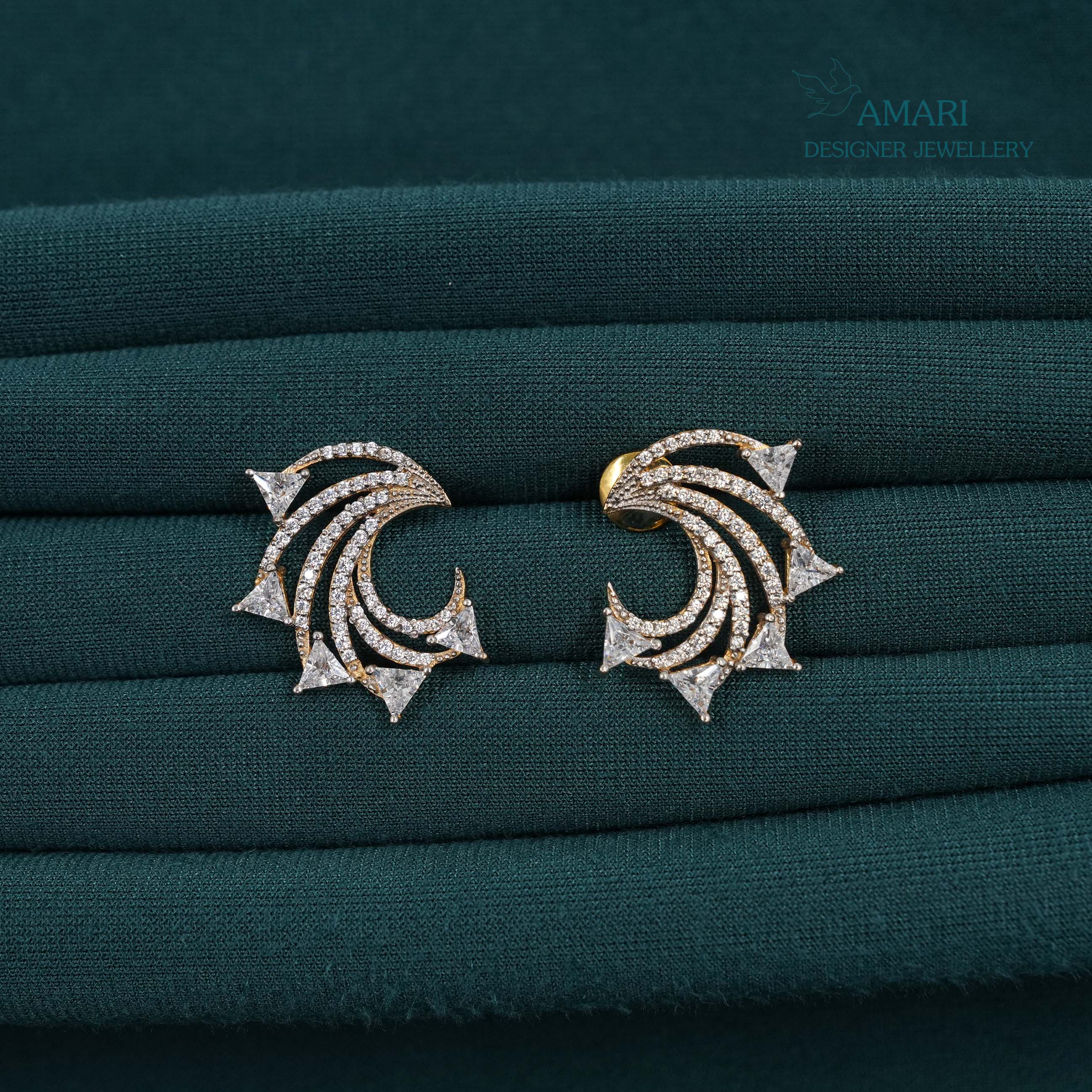 Bold Simplicity Silver Earrings -