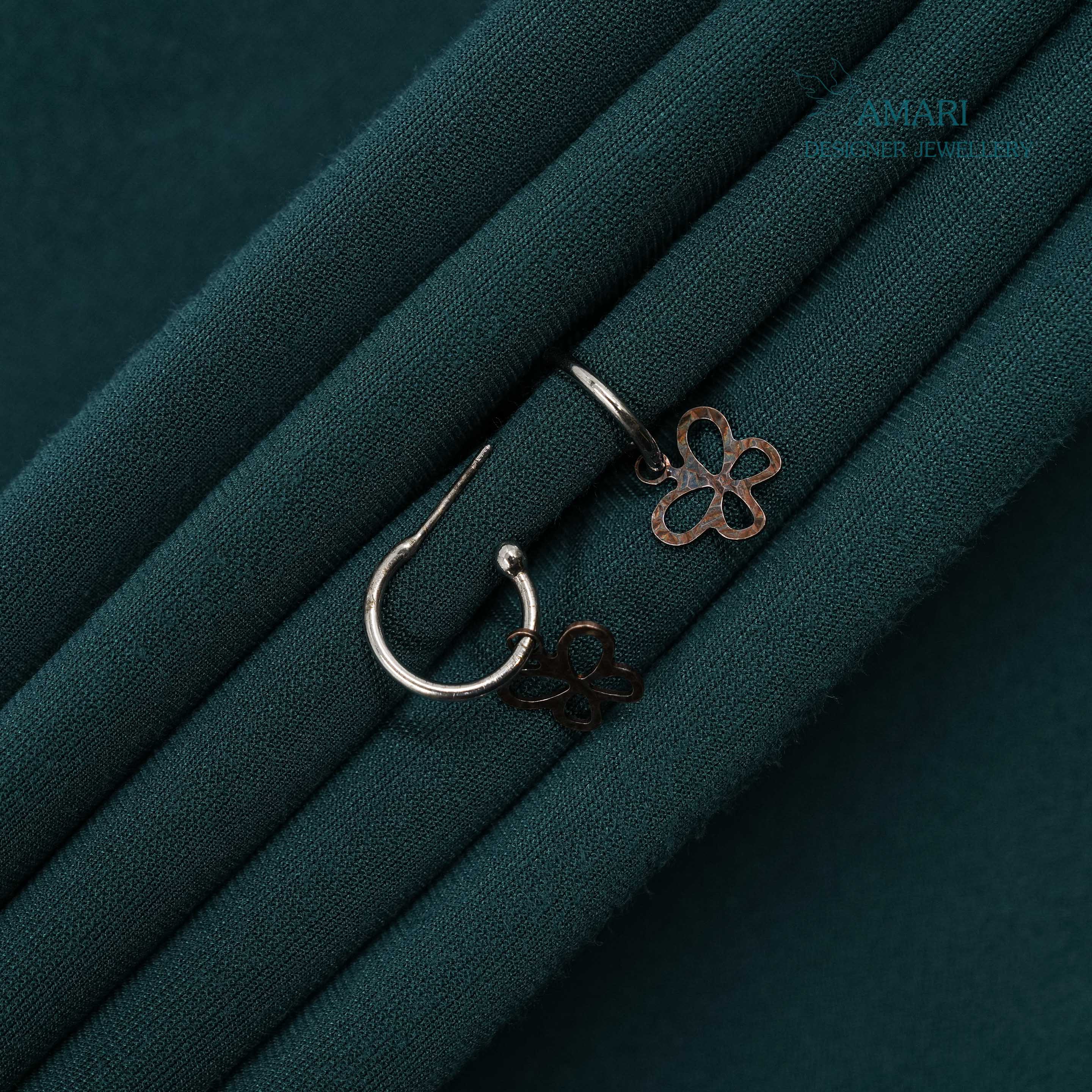 Fresh Elegance Silver Earrings -