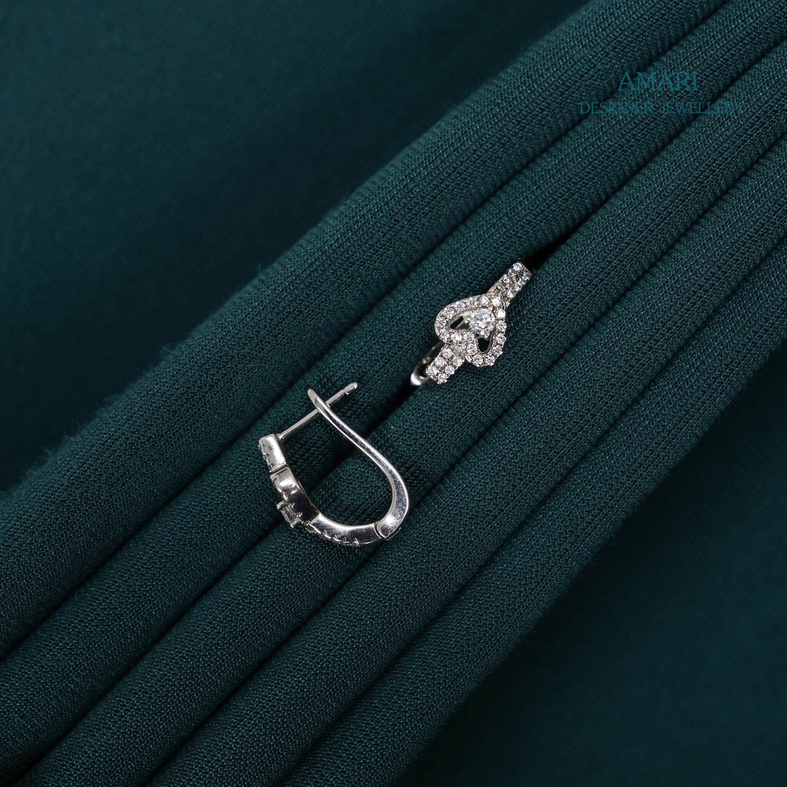 Subtle Luxe Silver Earrings -