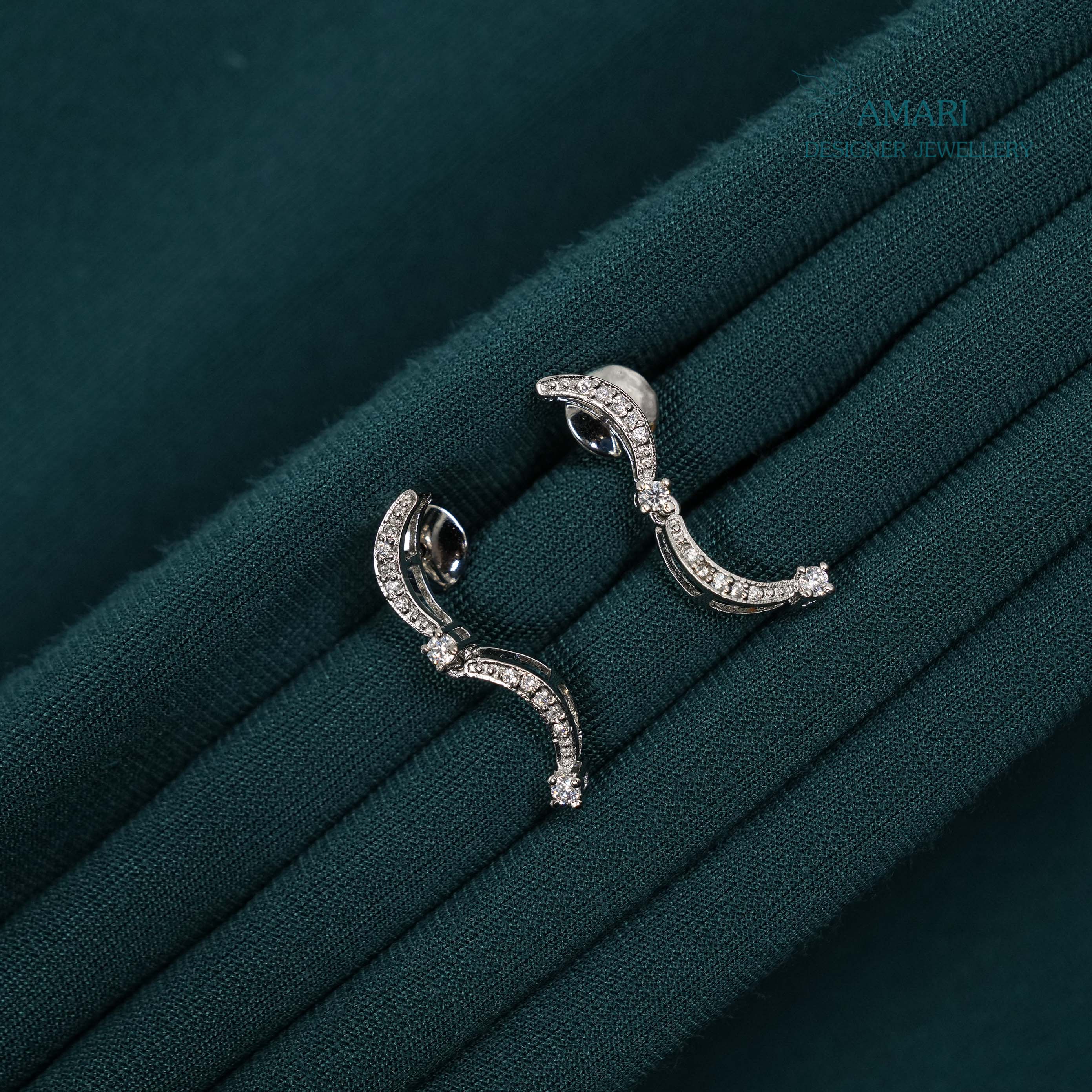 Subtle Touch Silver Earrings -