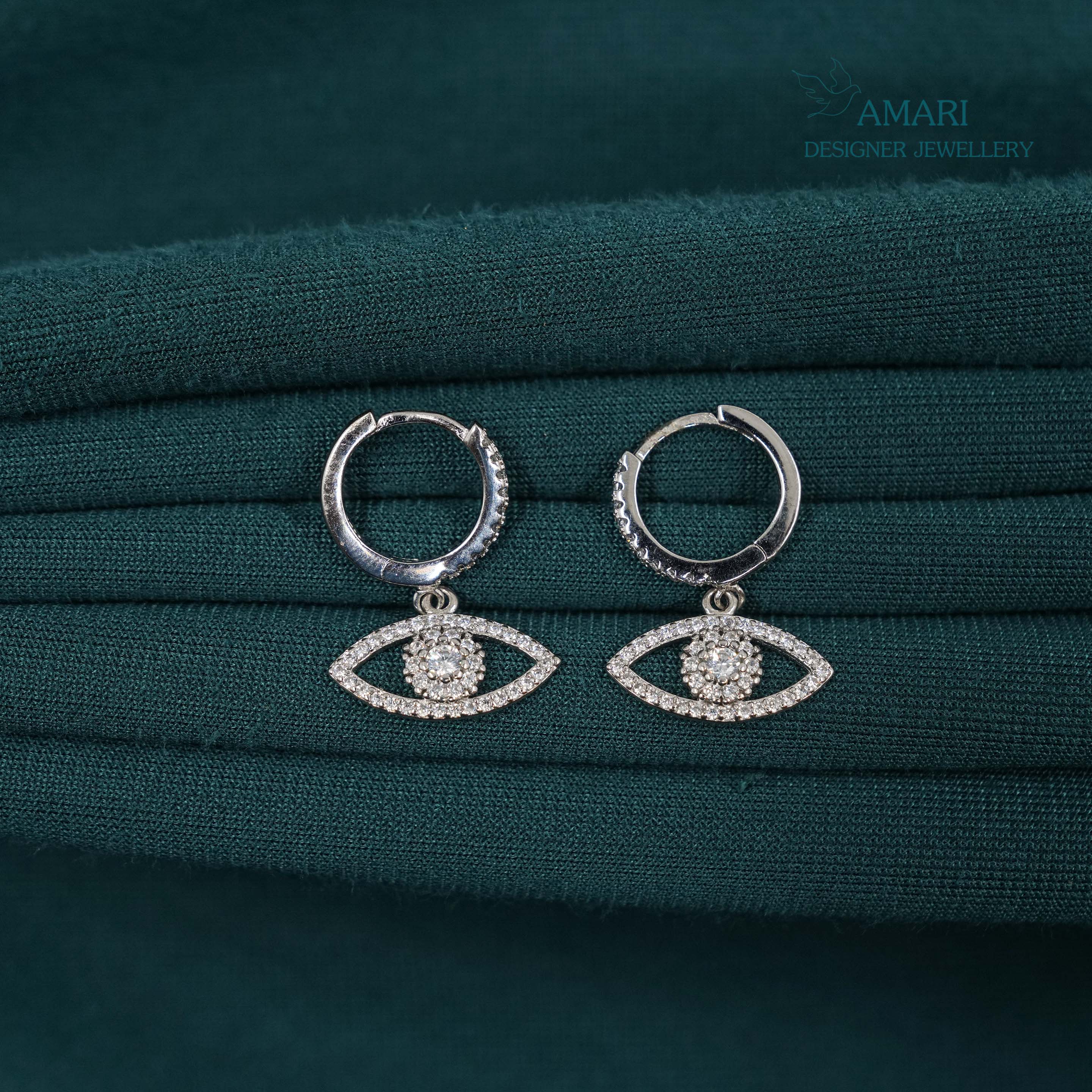 Weekend Glam Silver Earrings -