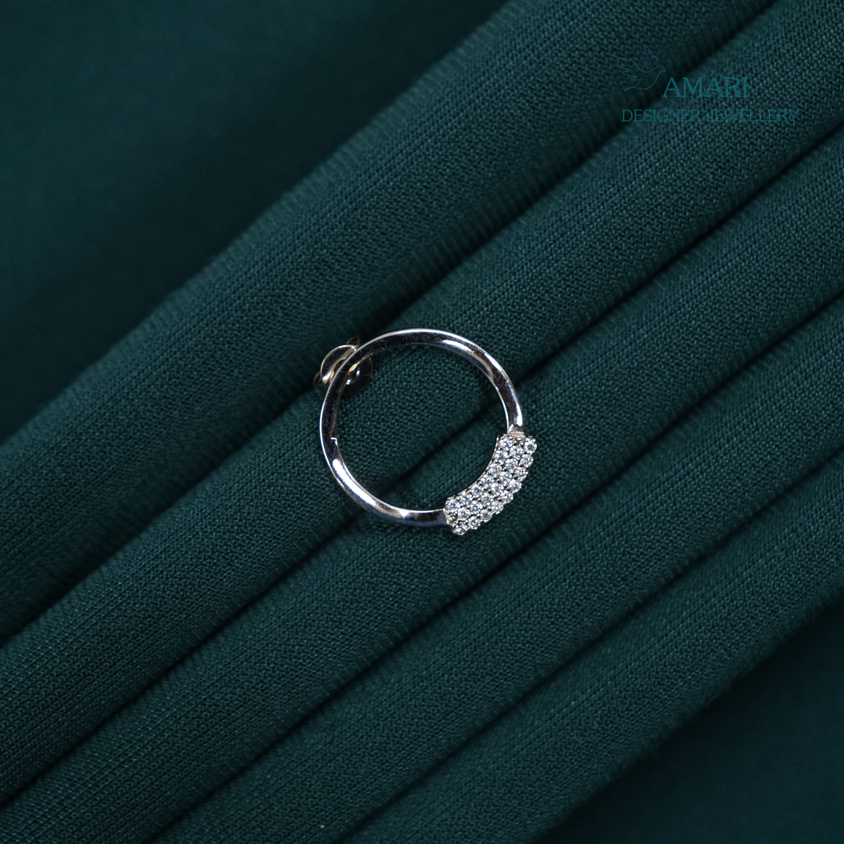 Simple Beauty Silver Earrings -