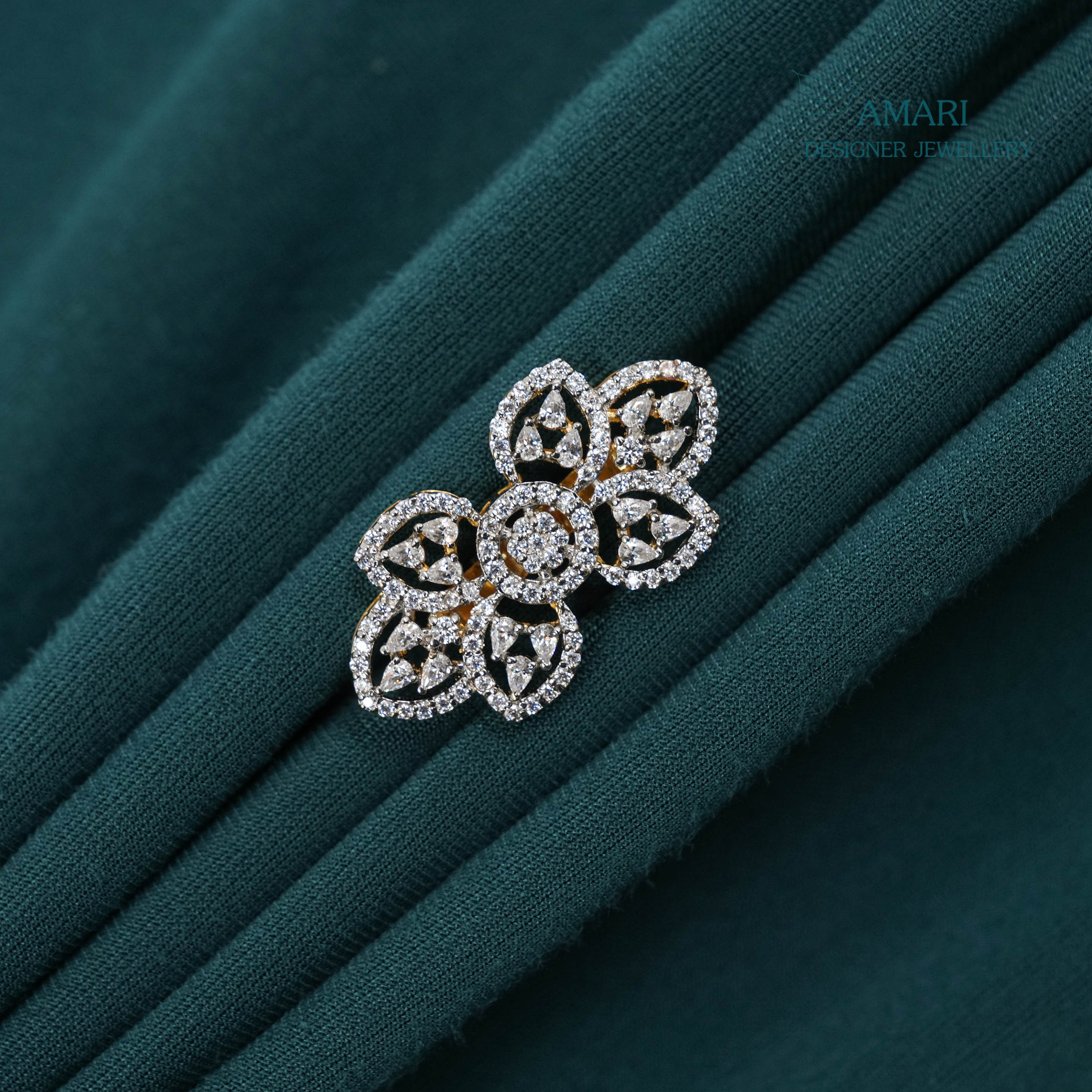 Modern Silver Ring -