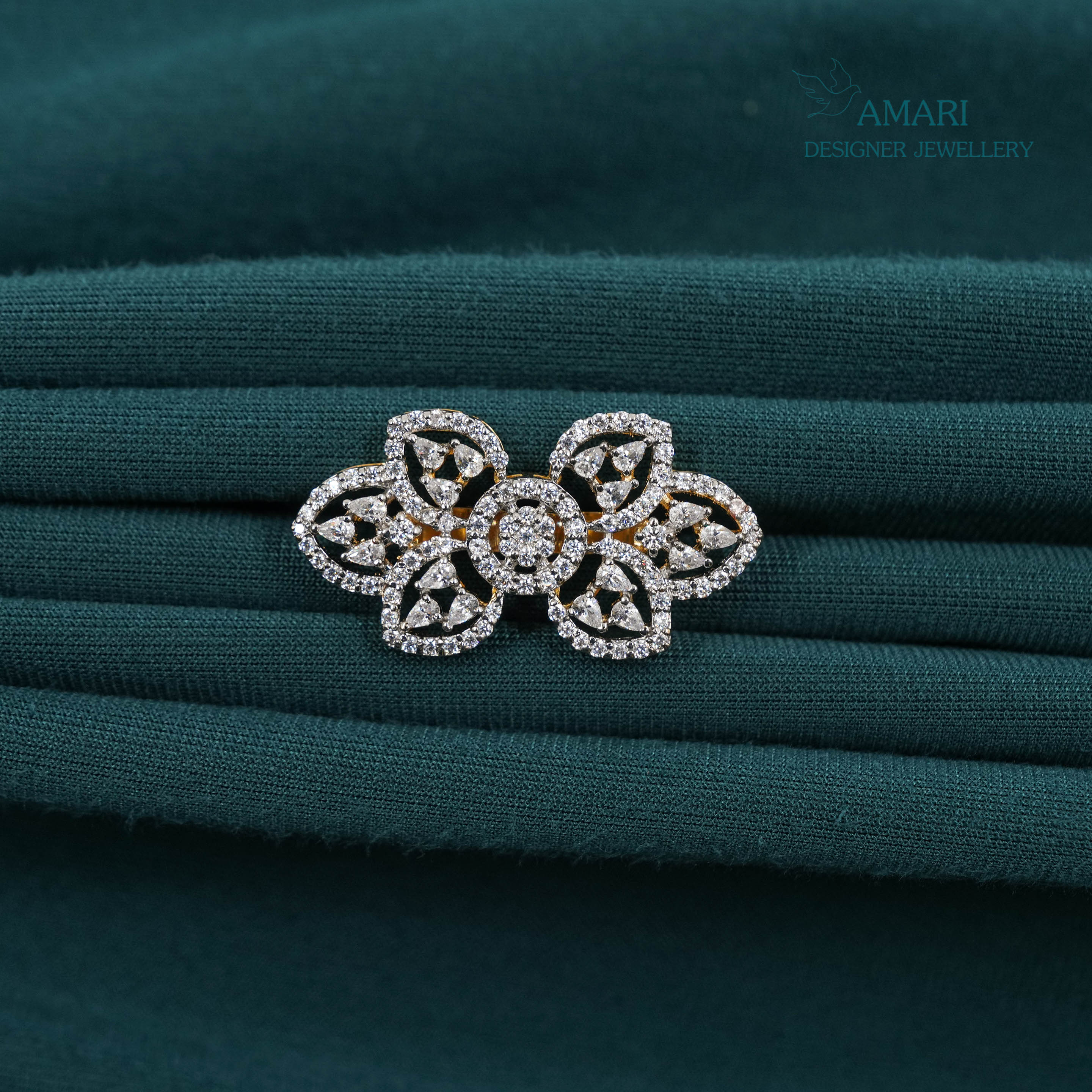 Modern Silver Ring -