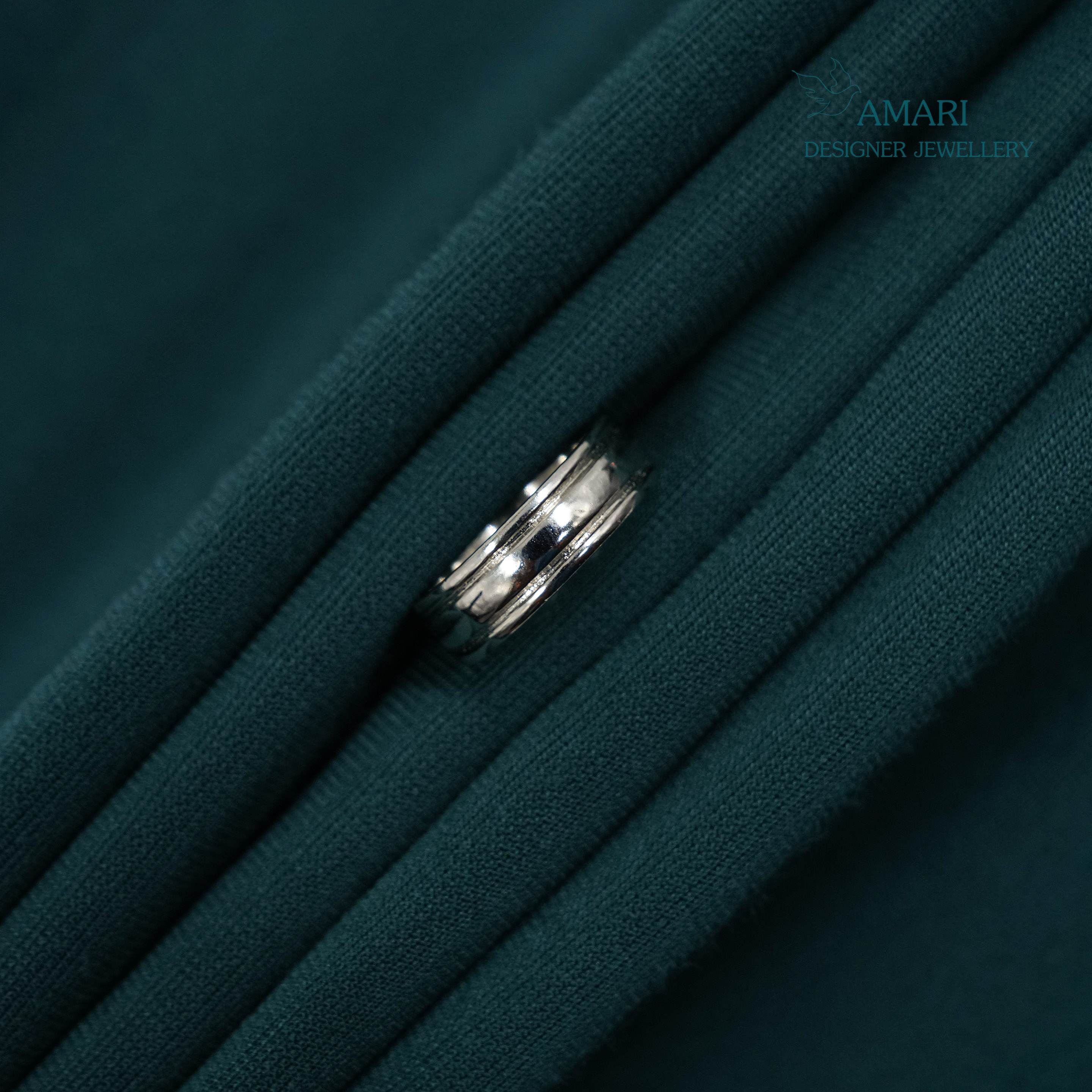 All Day Silver Ring -