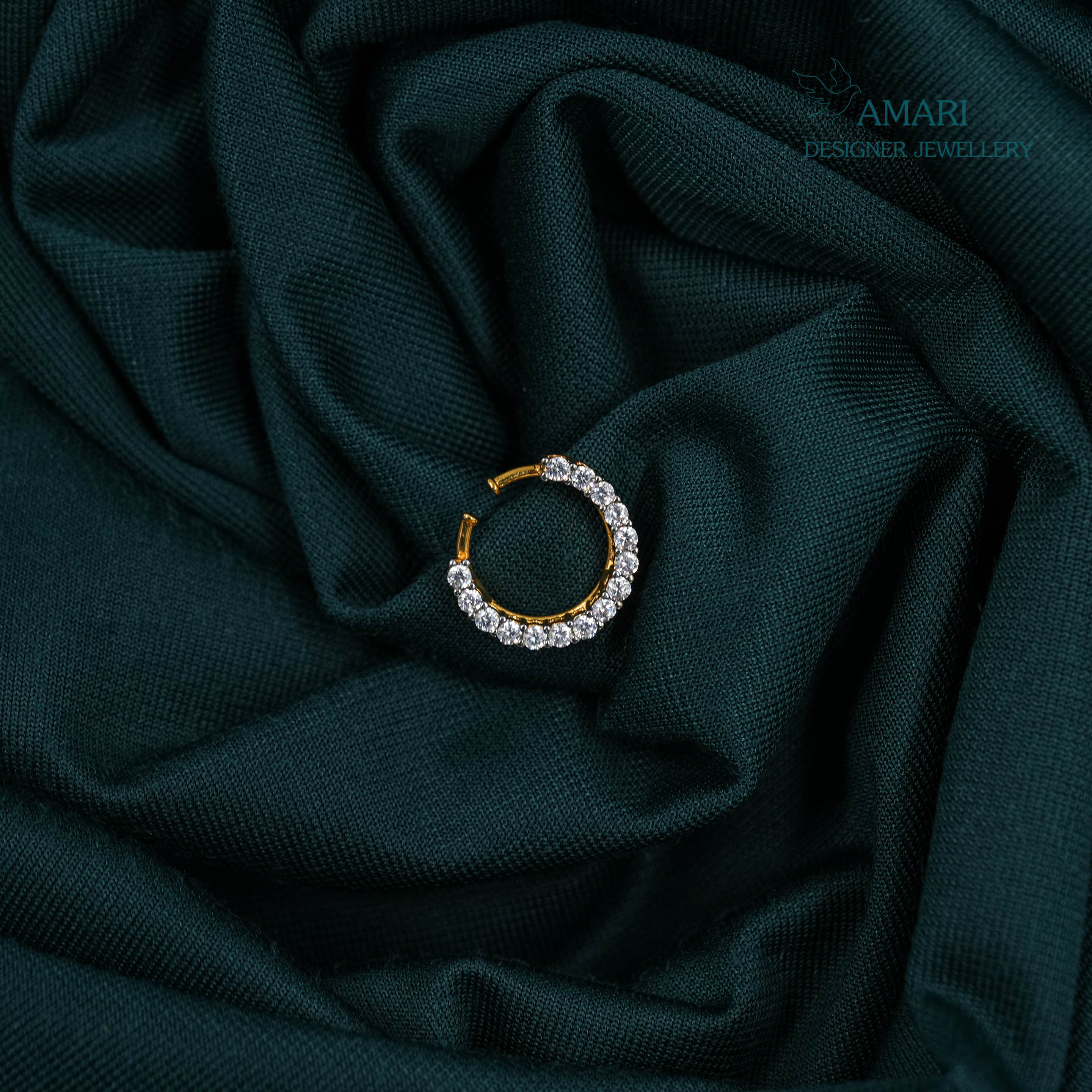 Round Shape Pressing Type Nose Ring -