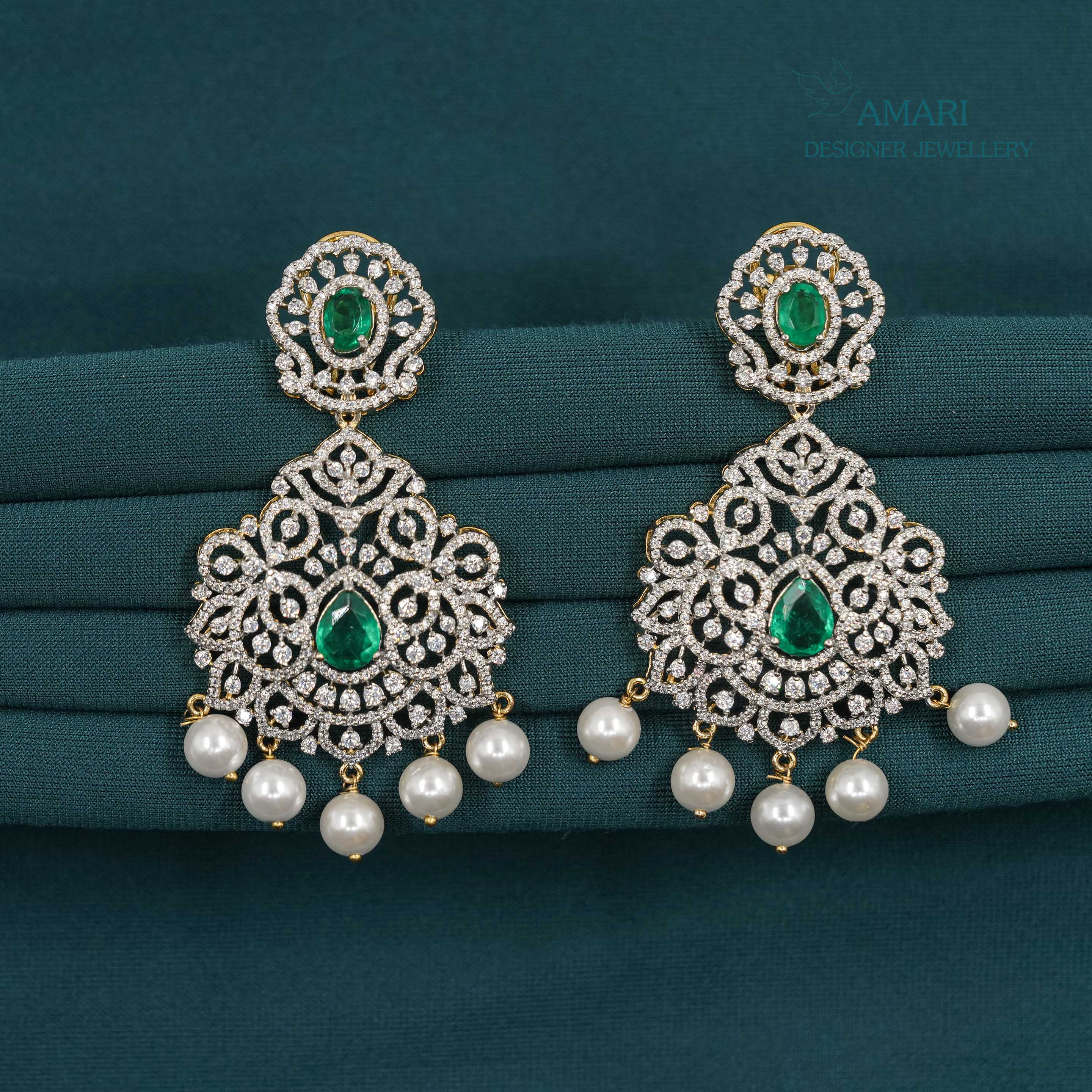 Lustrous Silver Earrings -